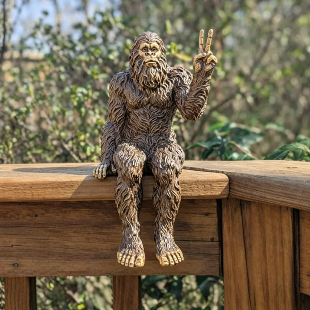 Funny Bigfoot Garden Statue