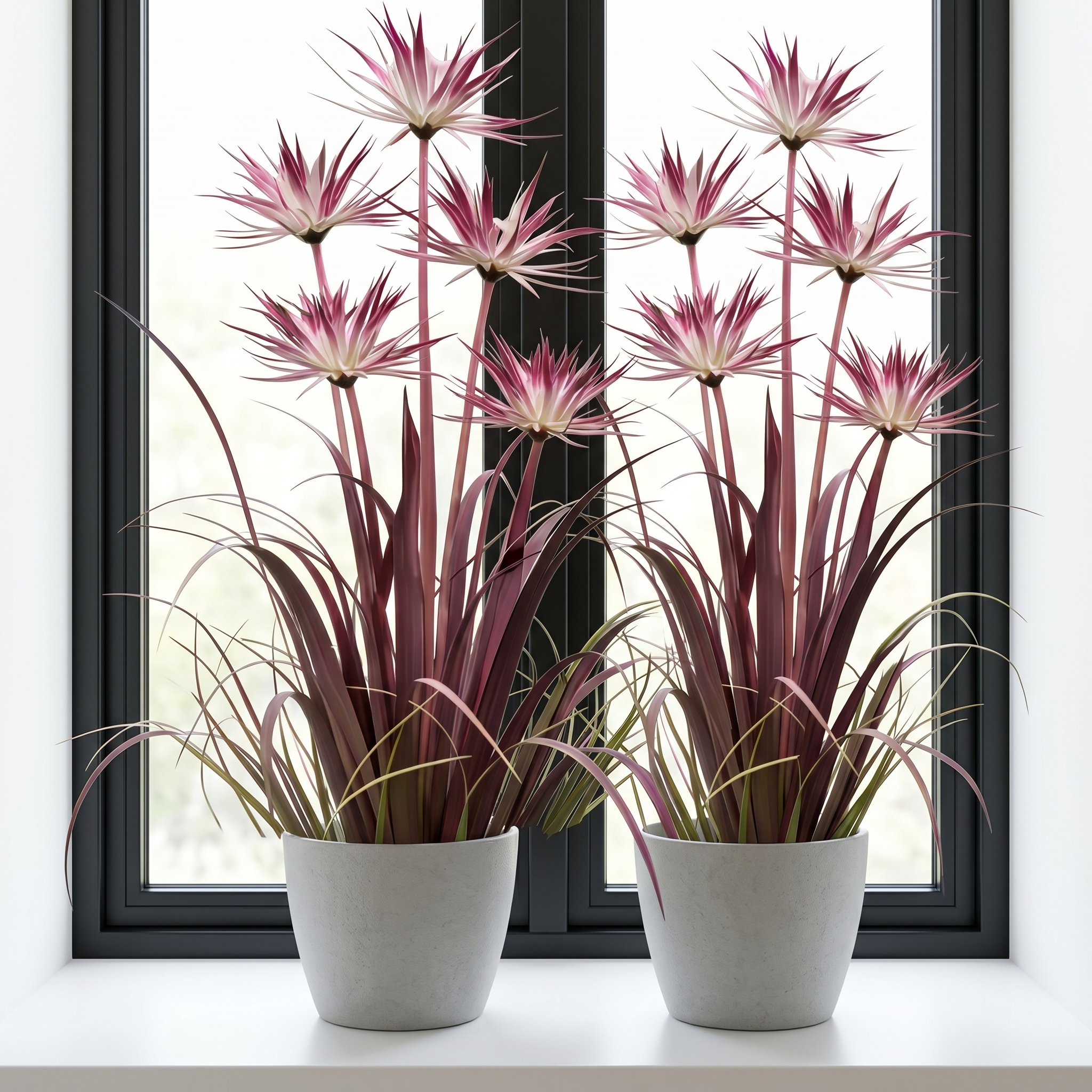 31.5-Inch Artificial Pink 5-Head Reed Grass Flowers