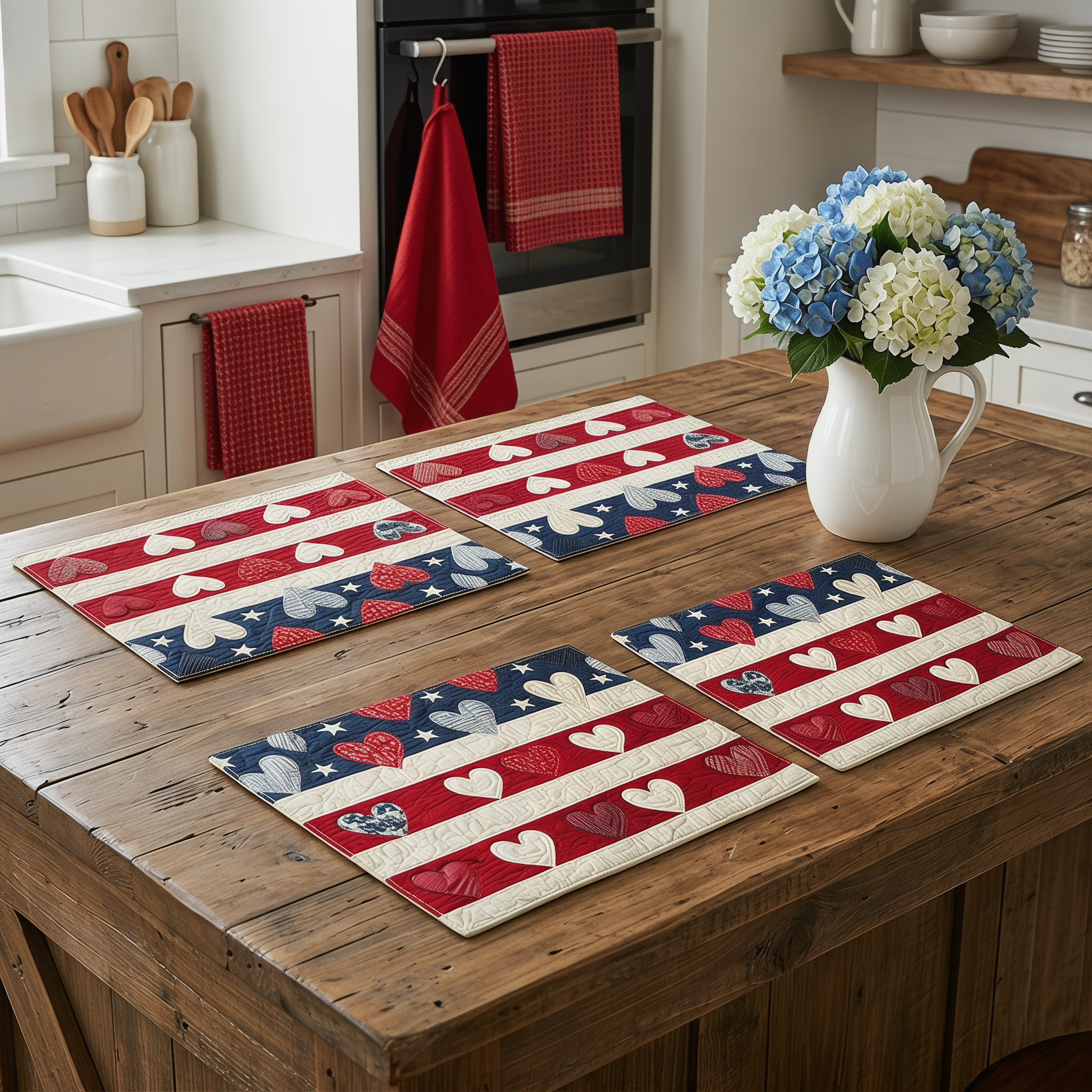 4-Piece 250th Anniversary Patriotic Placemats
