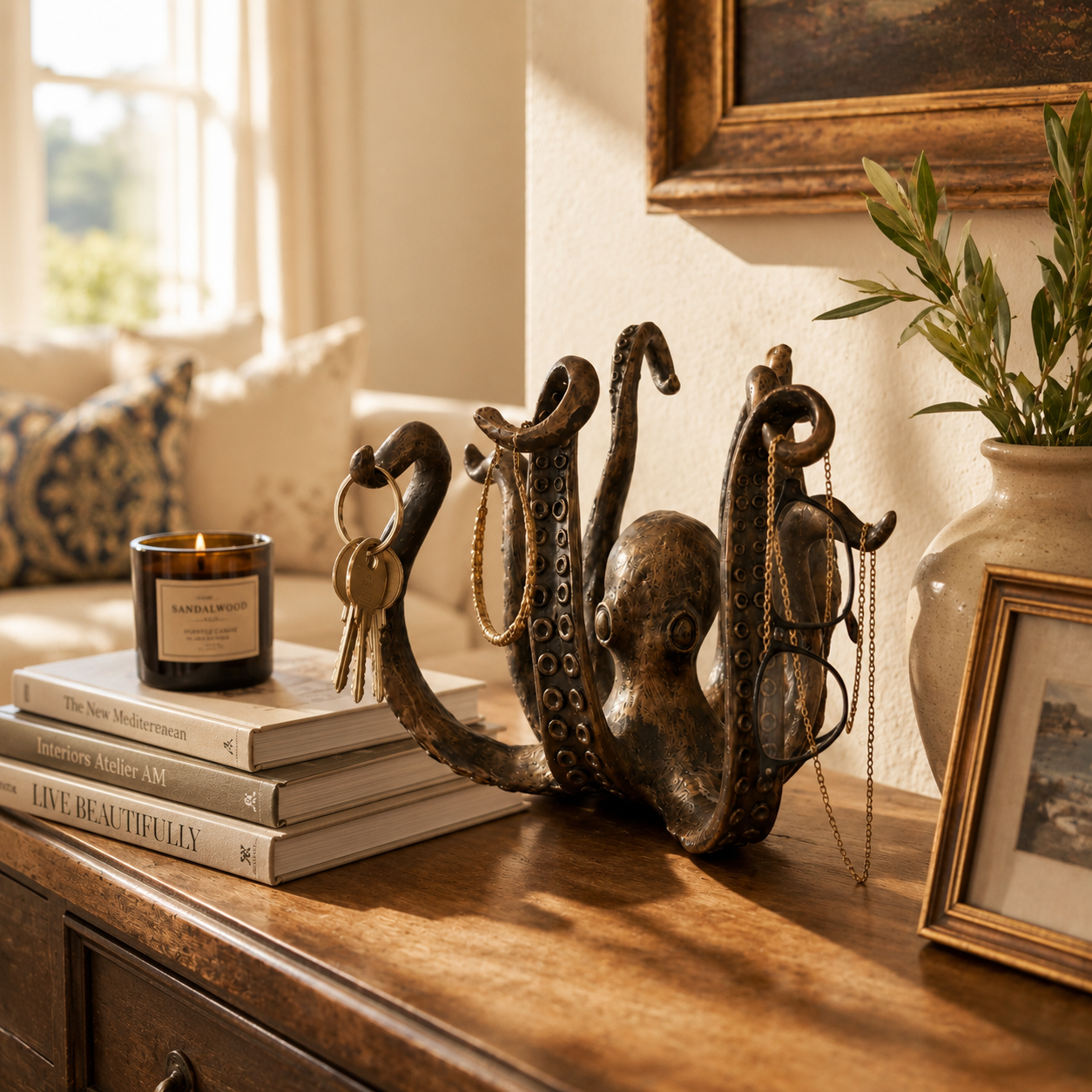 Sculptural Octopus Key & Jewelry Holder