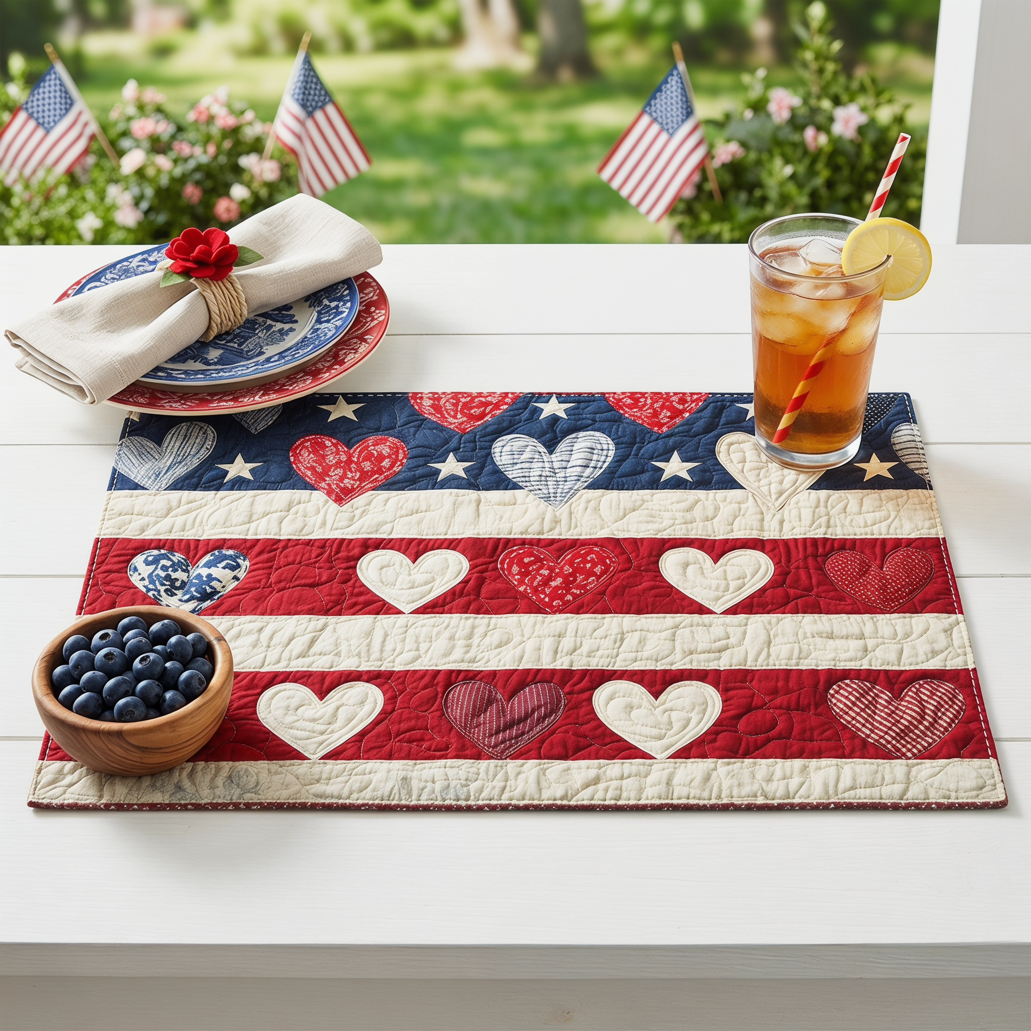 4-Piece 250th Anniversary Patriotic Placemats
