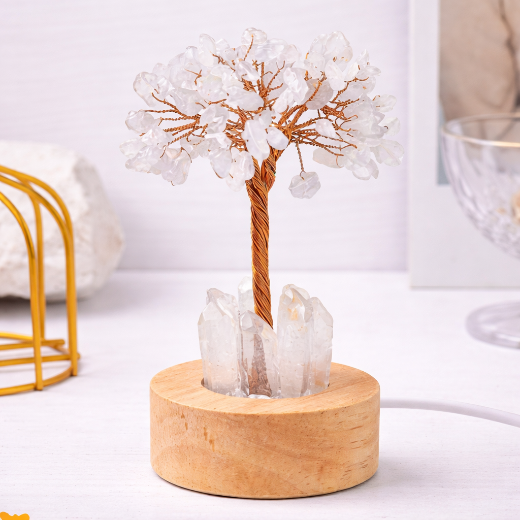 Crystal Chip Money Tree Night Light