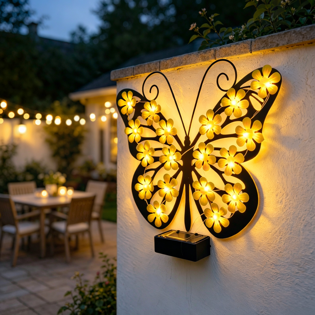Solar Animal Wall Light Decor
