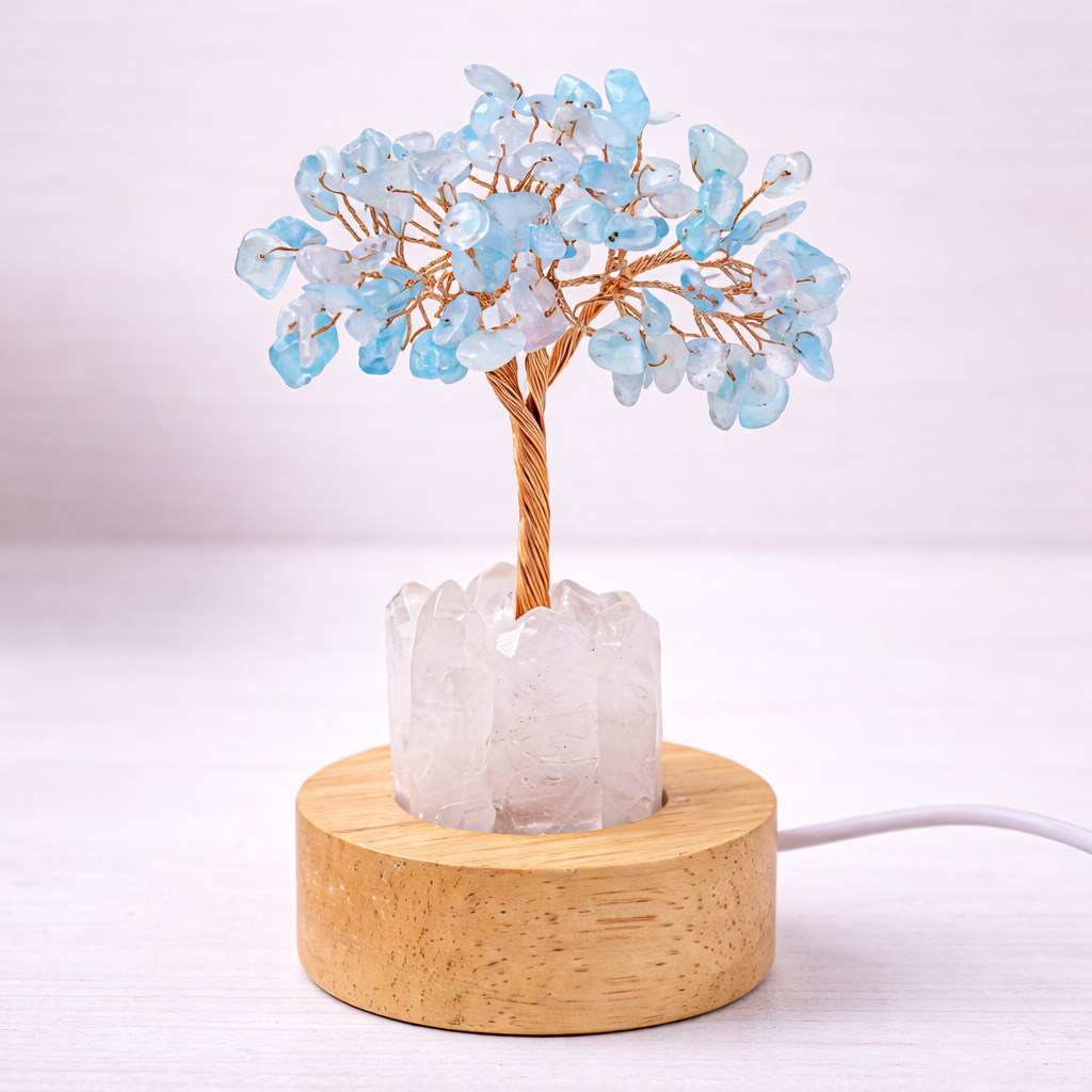 Crystal Chip Money Tree Night Light