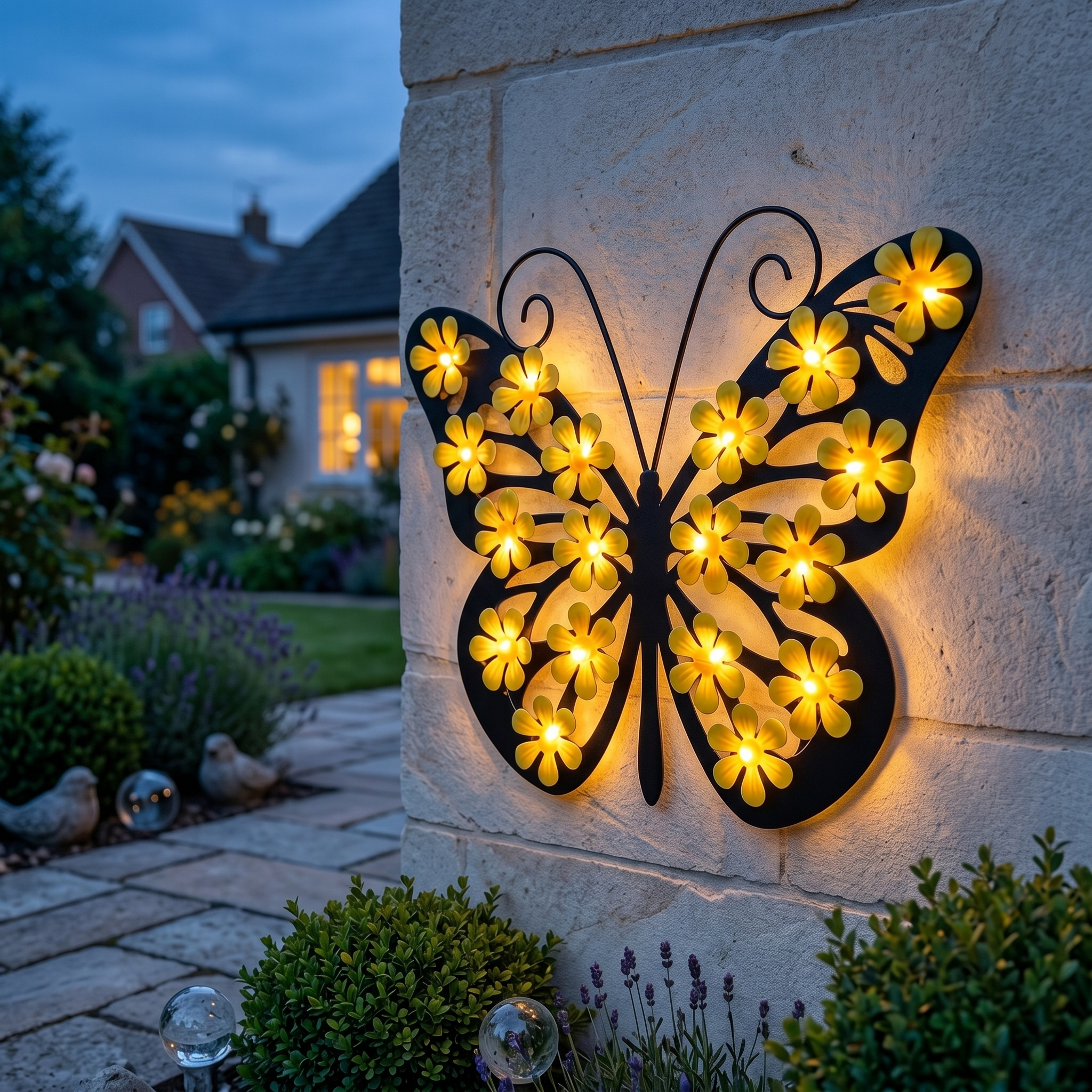 Solar Animal Wall Light Decor