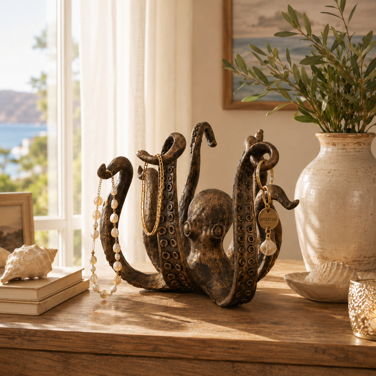 Sculptural Octopus Key & Jewelry Holder