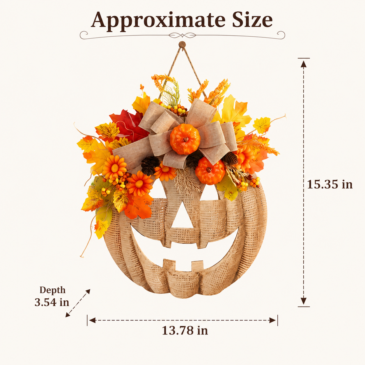 Pumpkin Door Hanger