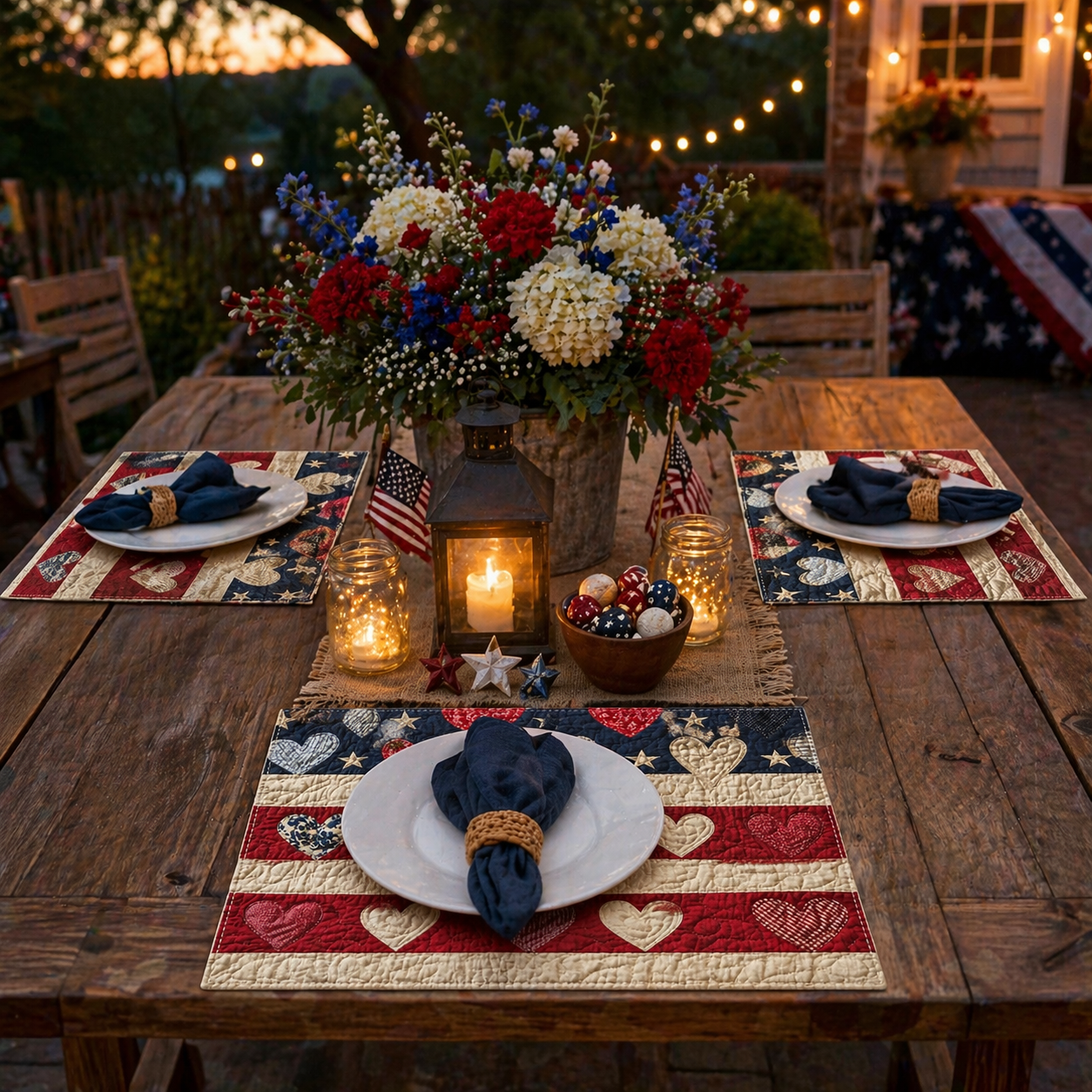 4-Piece 250th Anniversary Patriotic Placemats