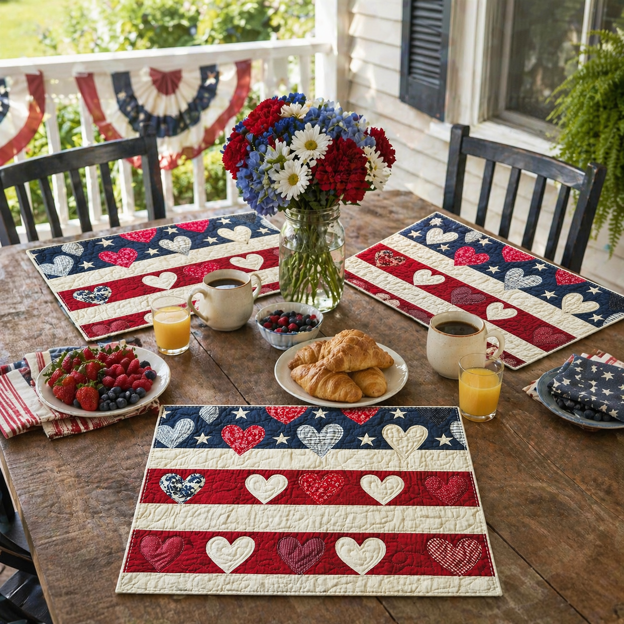 4-Piece 250th Anniversary Patriotic Placemats