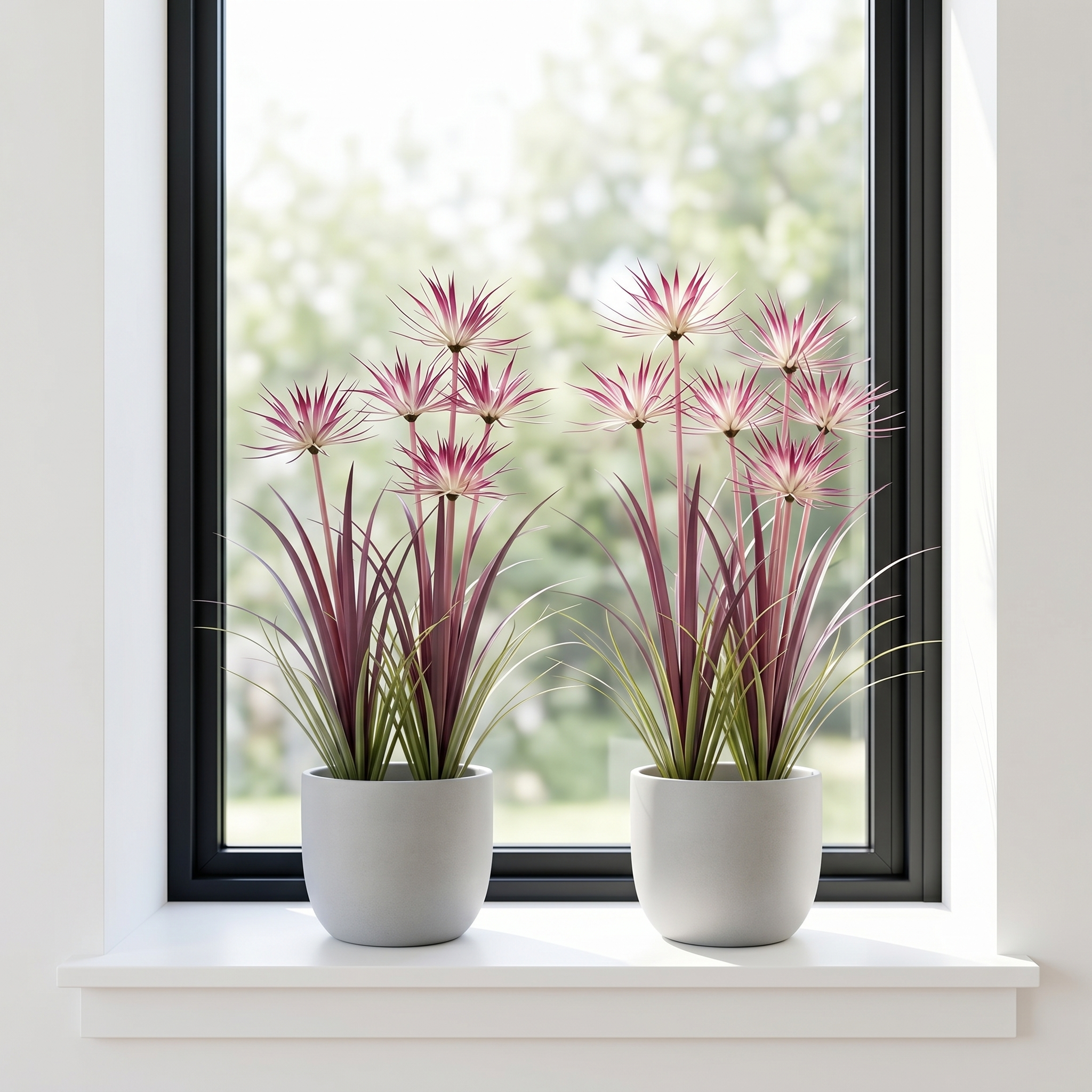 31.5-Inch Artificial Pink 5-Head Reed Grass Flowers