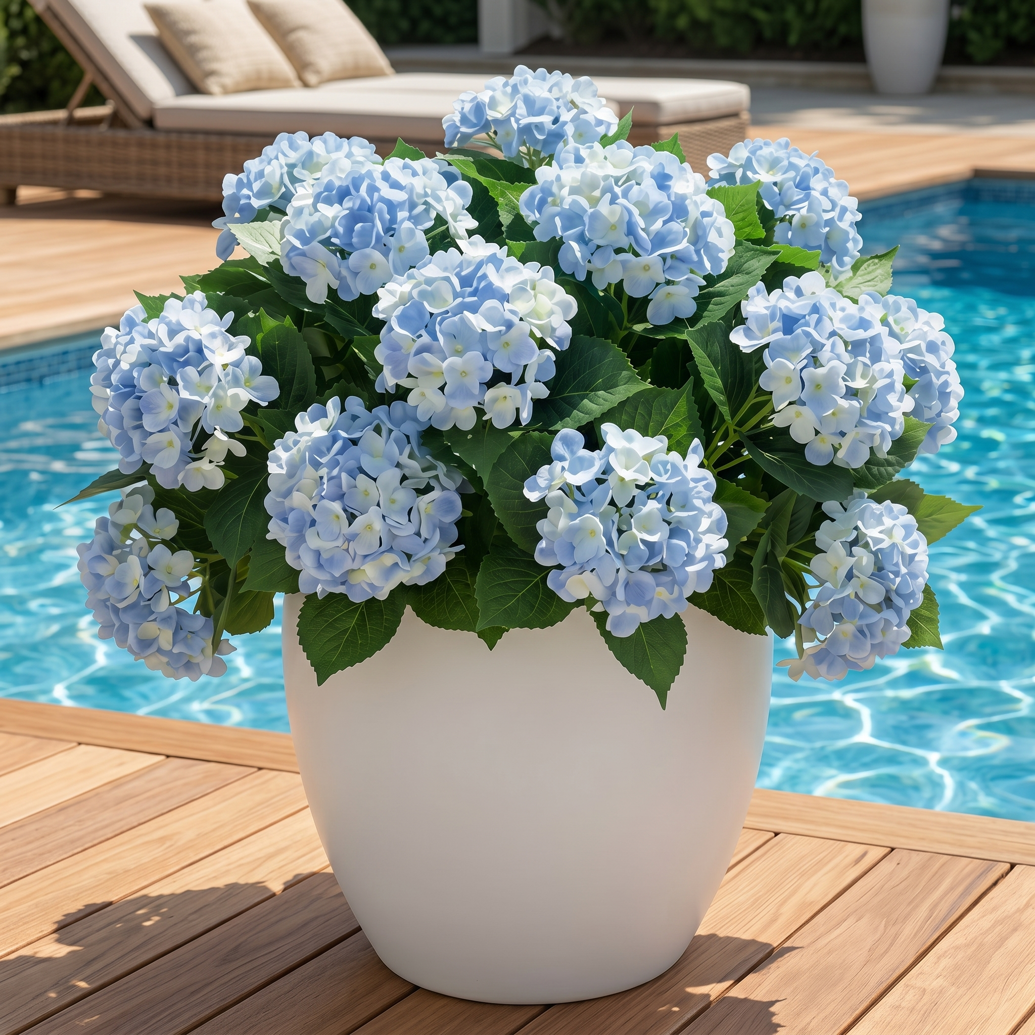 3-Piece UV-Resistant Artificial Hydrangea Bundles