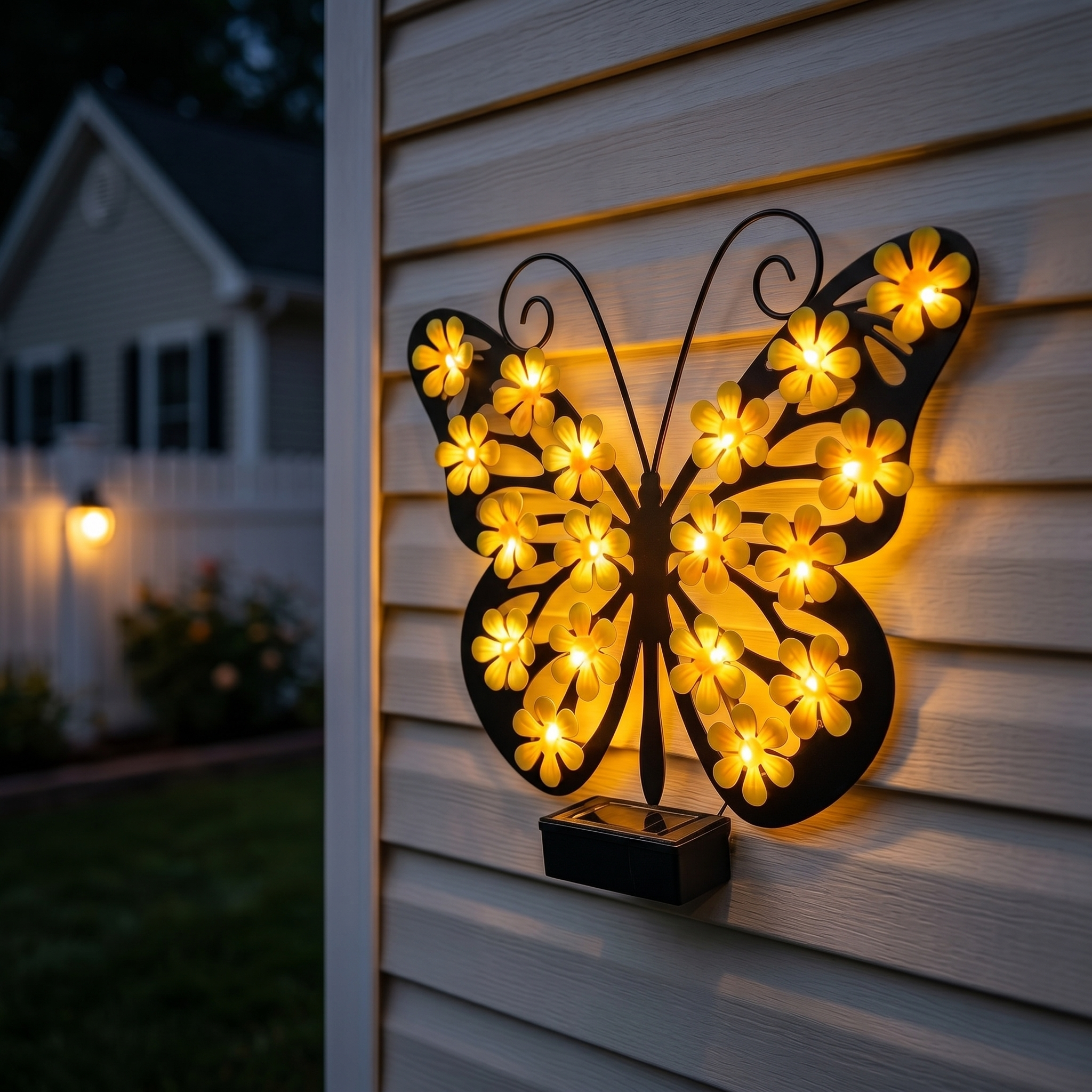 Solar Animal Wall Light Decor