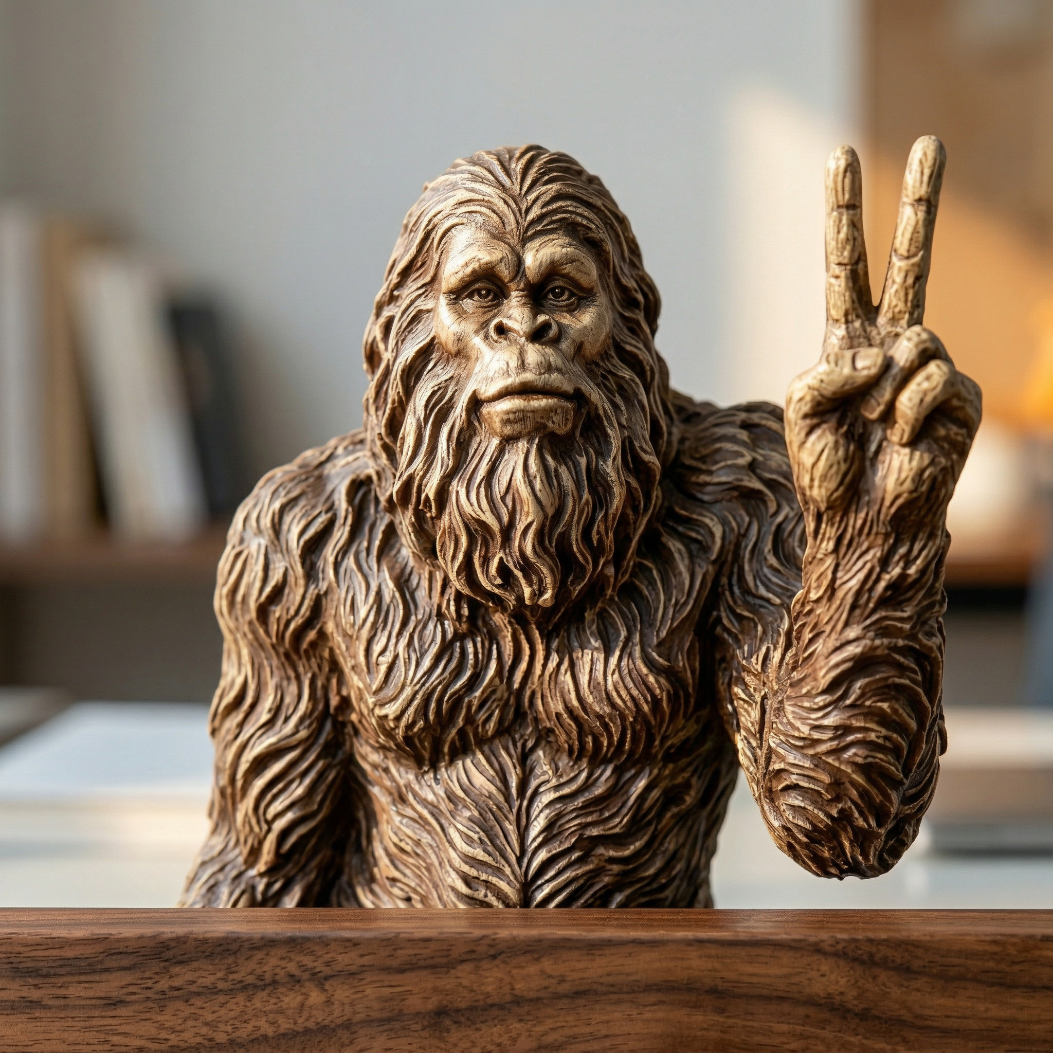 Funny Bigfoot Garden Statue