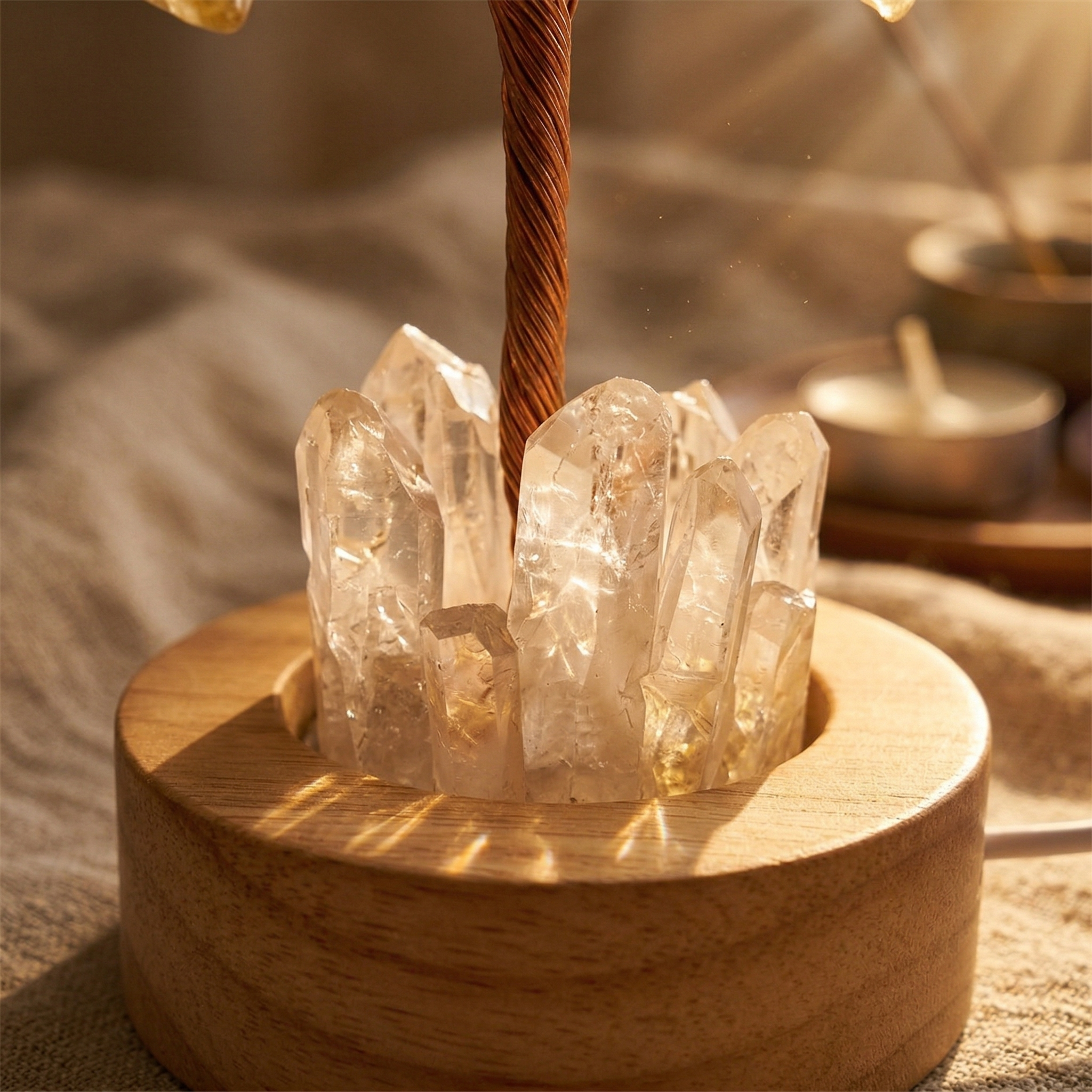 Crystal Chip Money Tree Night Light