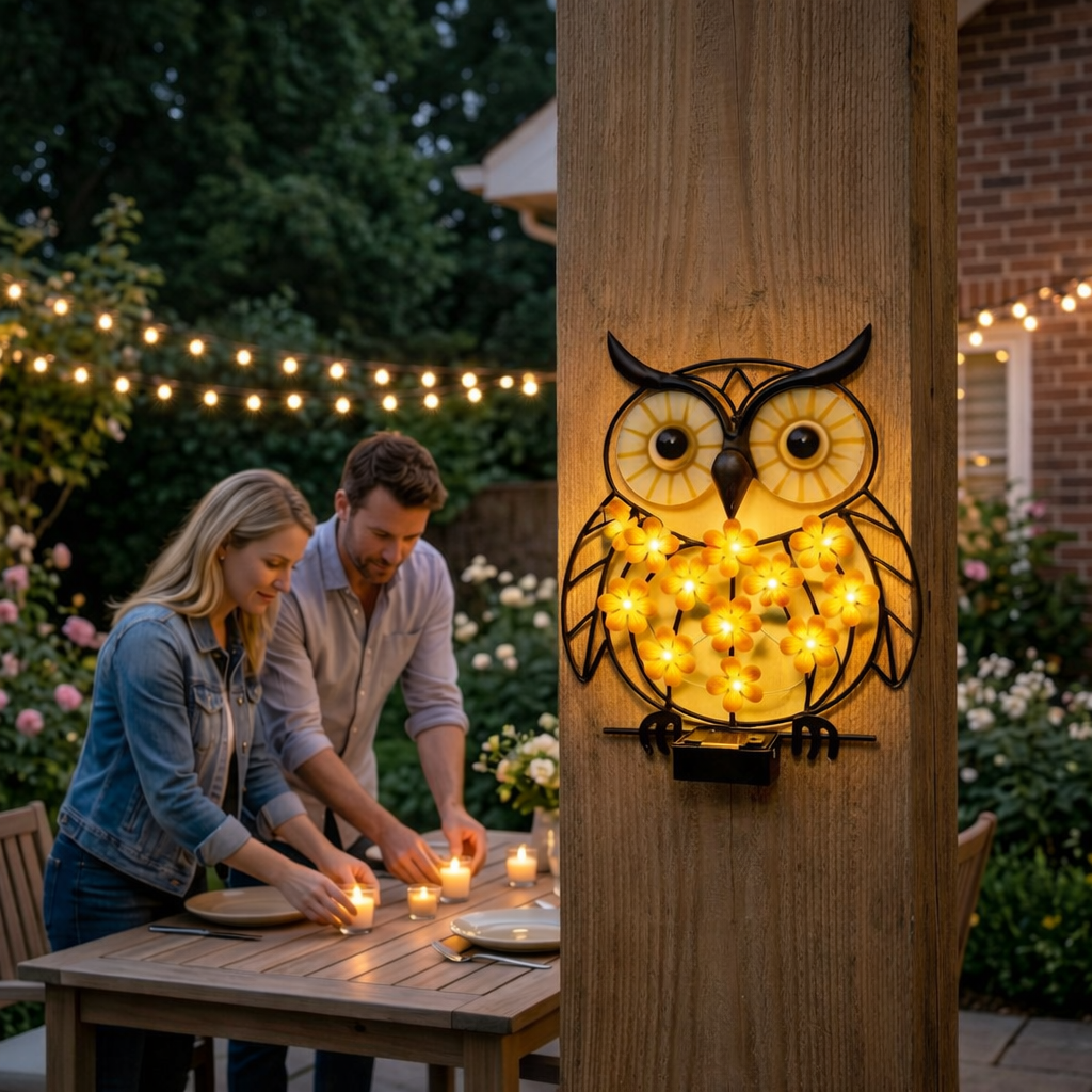 Solar Animal Wall Light Decor