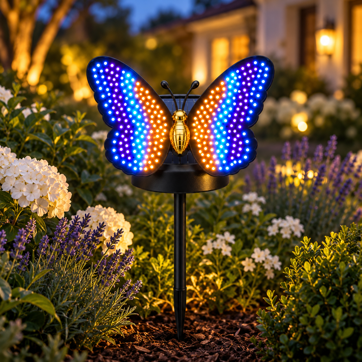 Dancing Butterfly Solar Garden Light