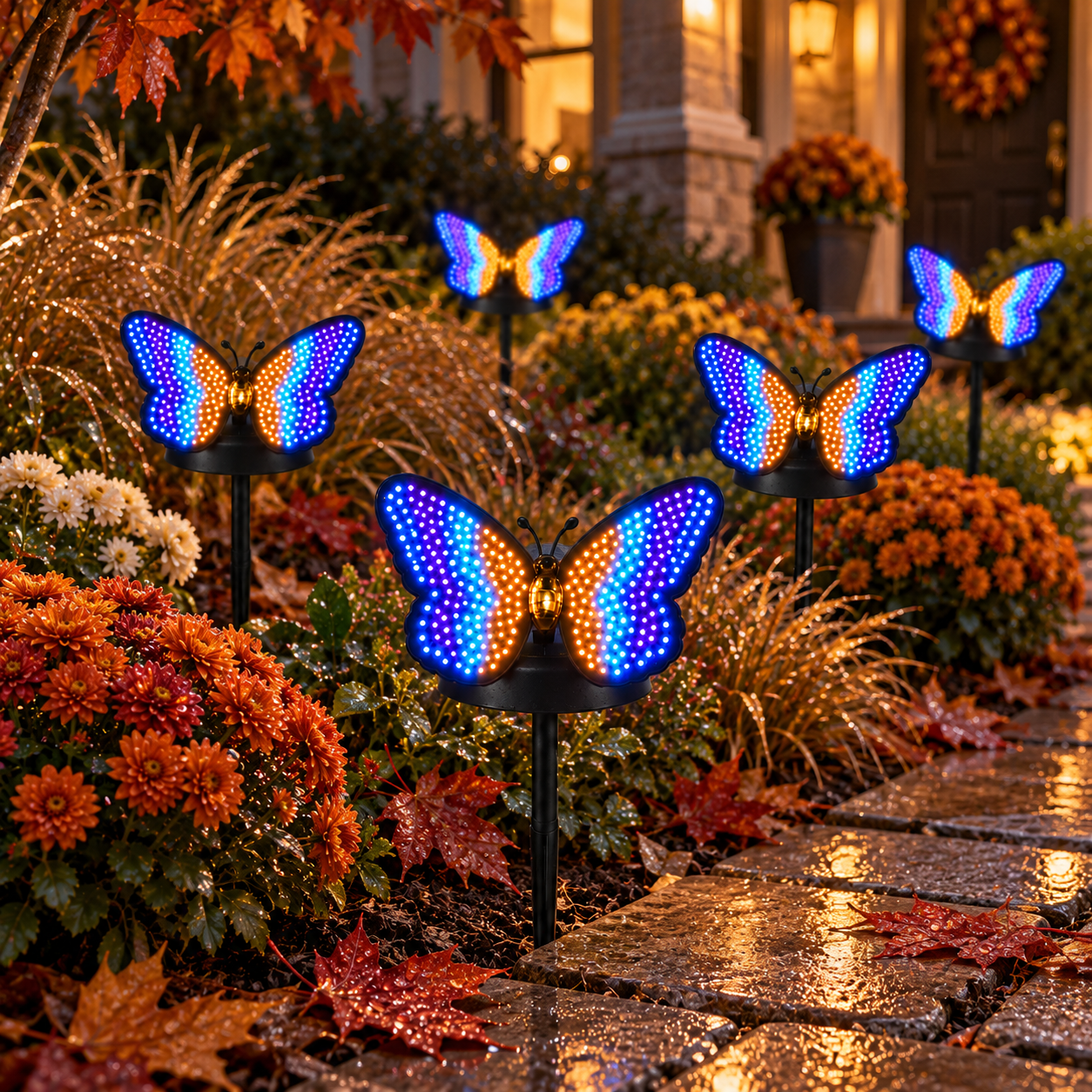 Dancing Butterfly Solar Garden Light