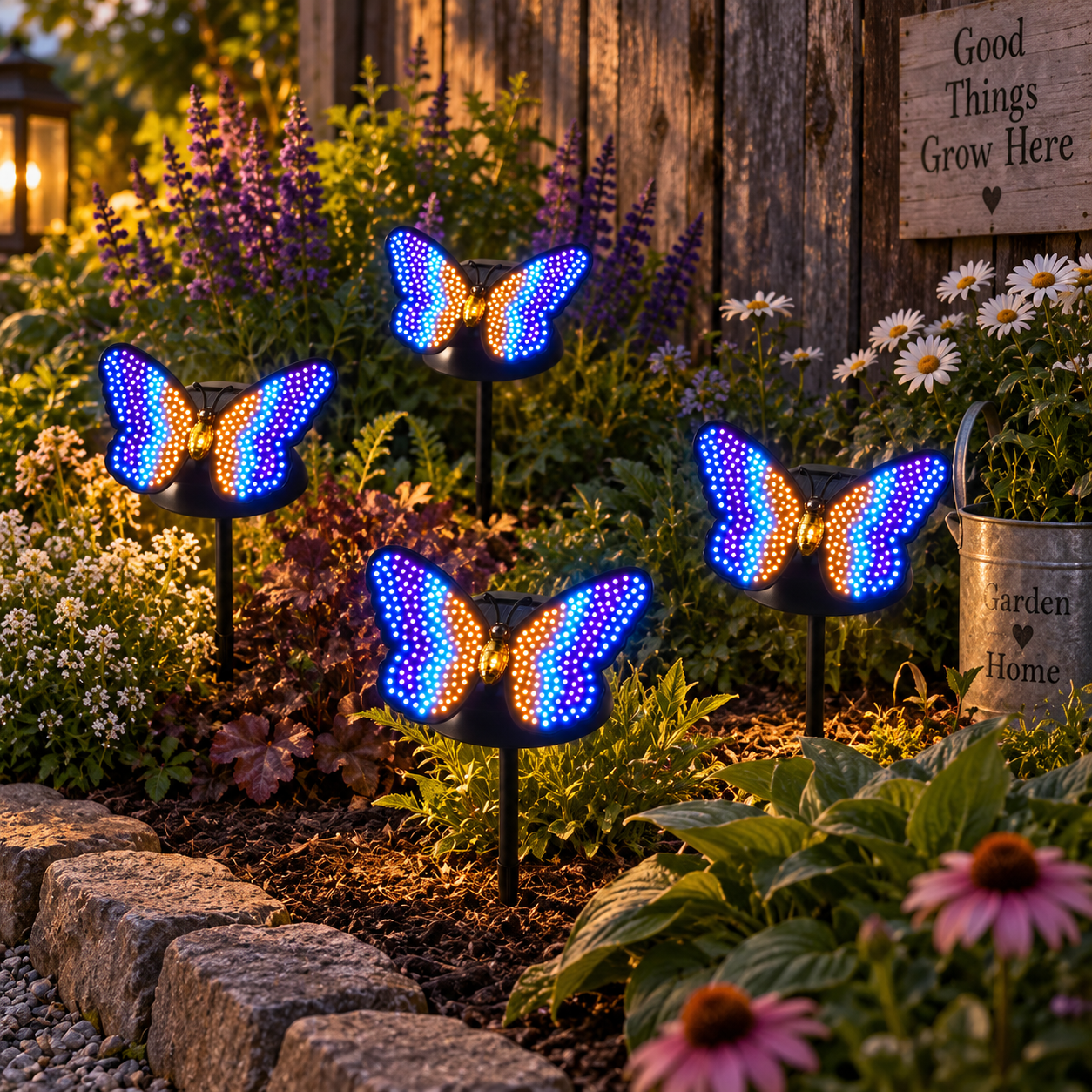 Dancing Butterfly Solar Garden Light