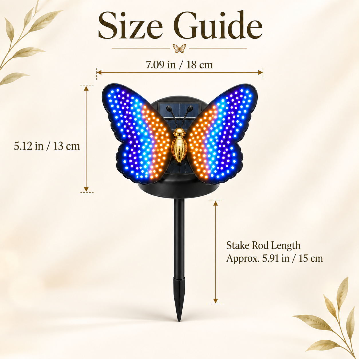 Dancing Butterfly Solar Garden Light