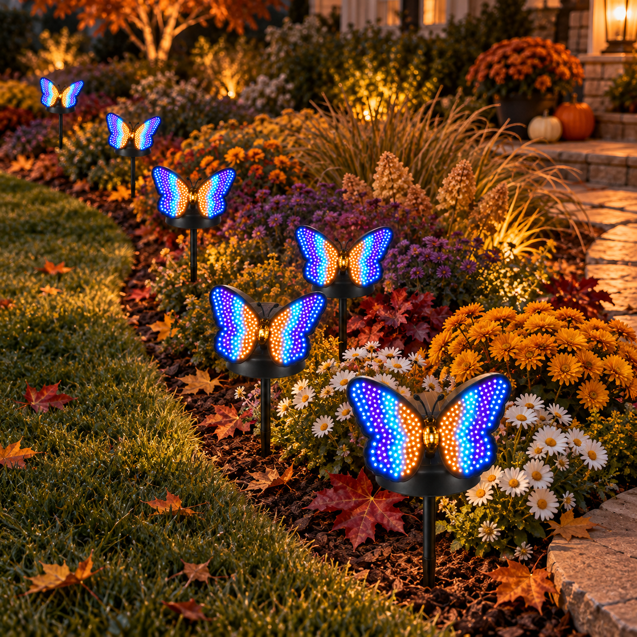 Dancing Butterfly Solar Garden Light