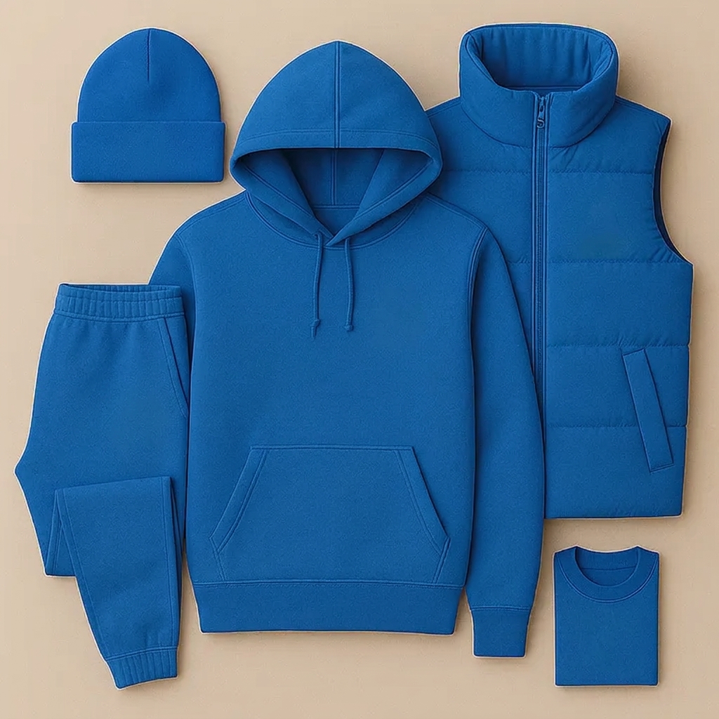Streetwear Set - Hoodie, Pants and Vest