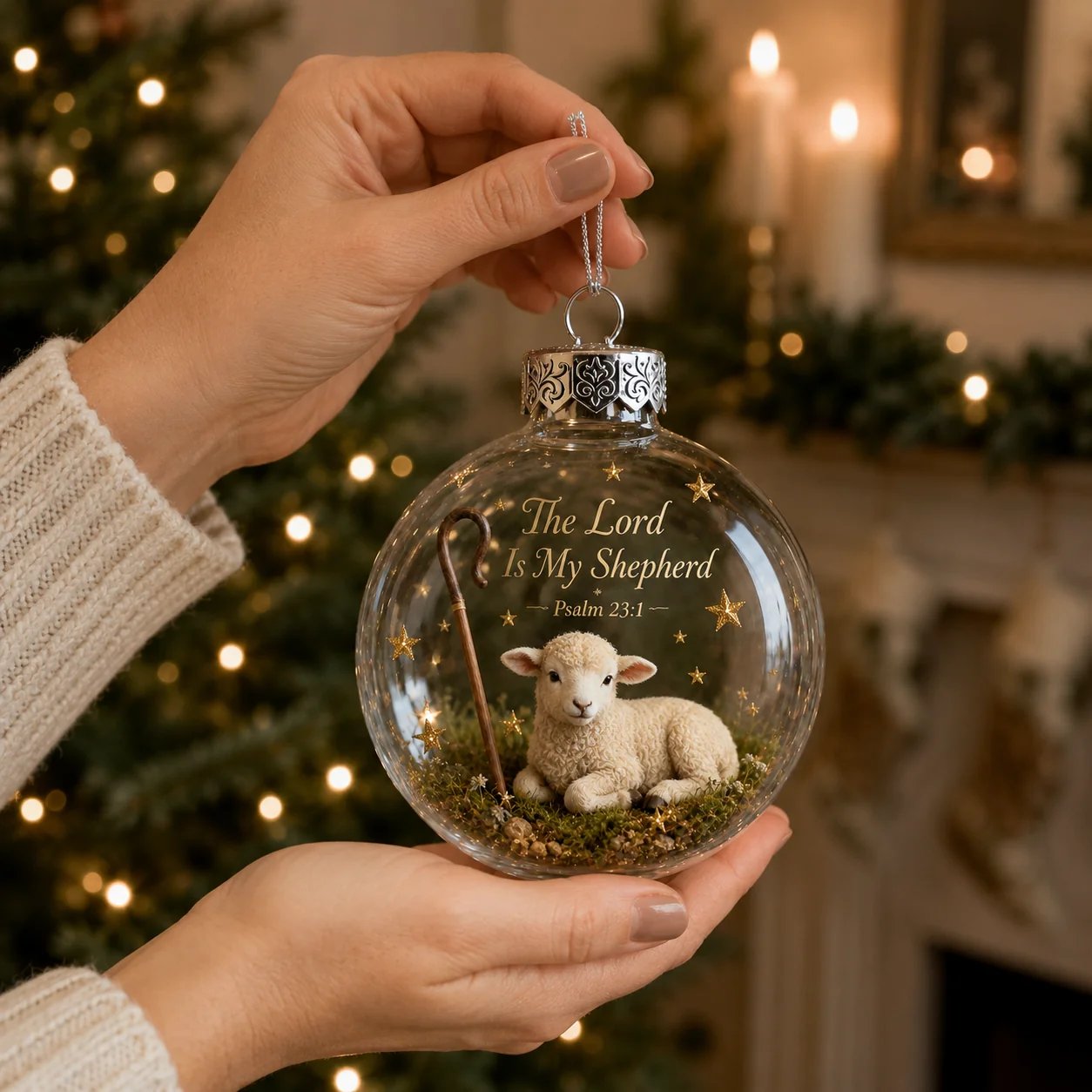  Psalms Scripture Christmas Ornament