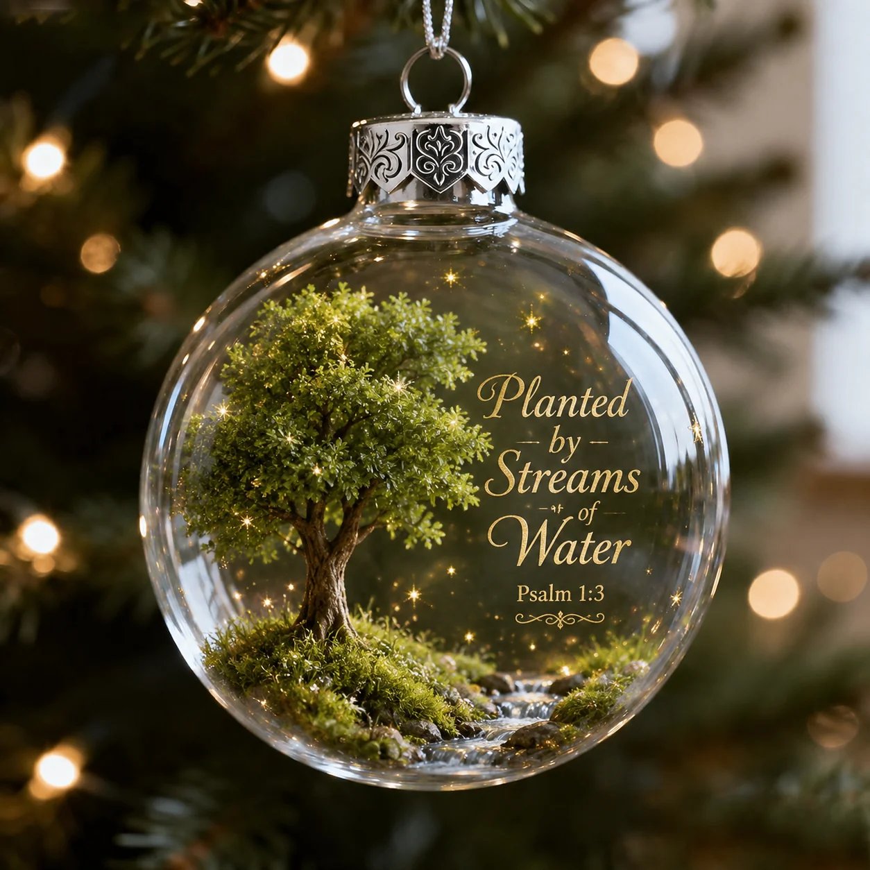  Psalms Scripture Christmas Ornament