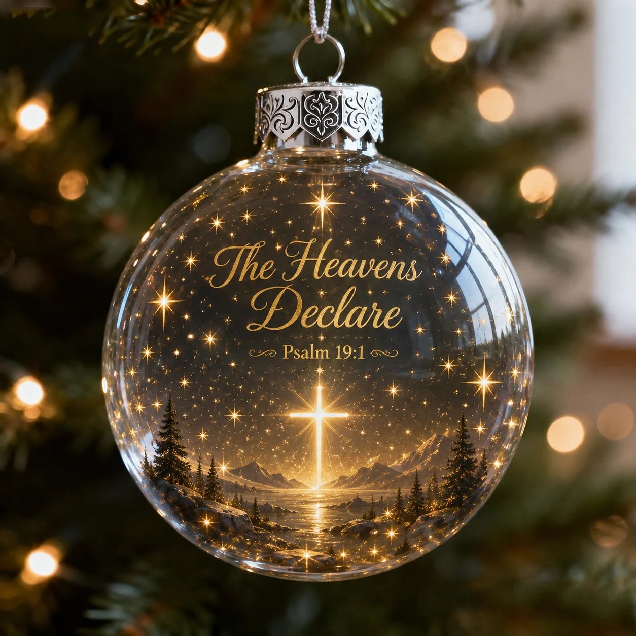  Psalms Scripture Christmas Ornament