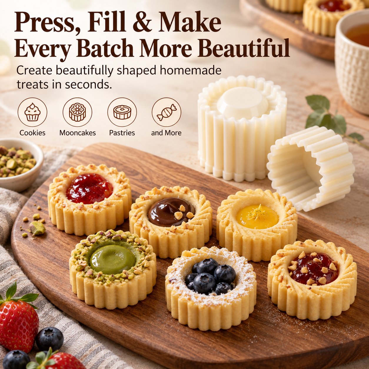 Sunflower Pastry Mold