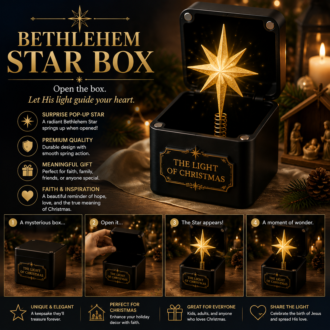 Bethlehem Star Box