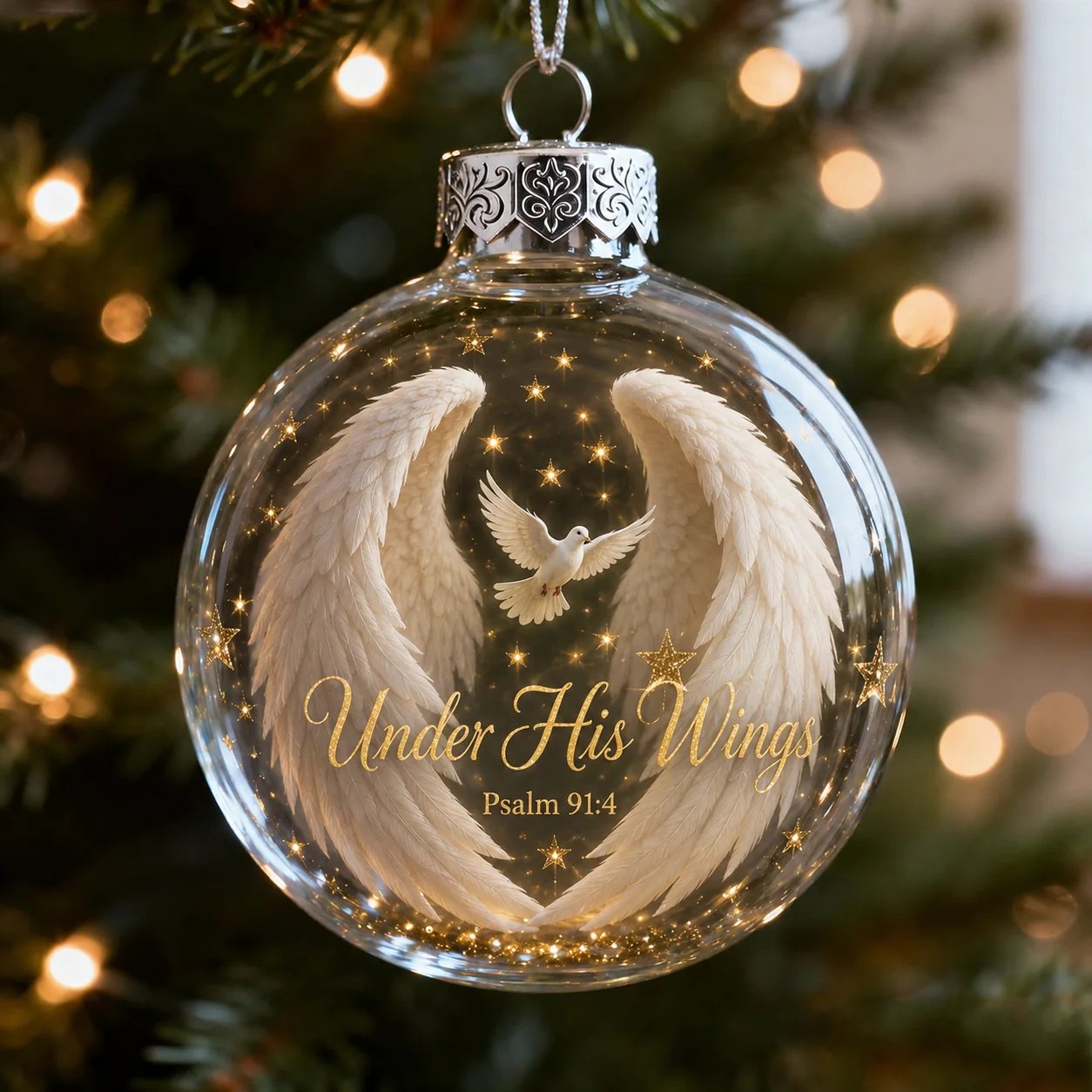  Psalms Scripture Christmas Ornament