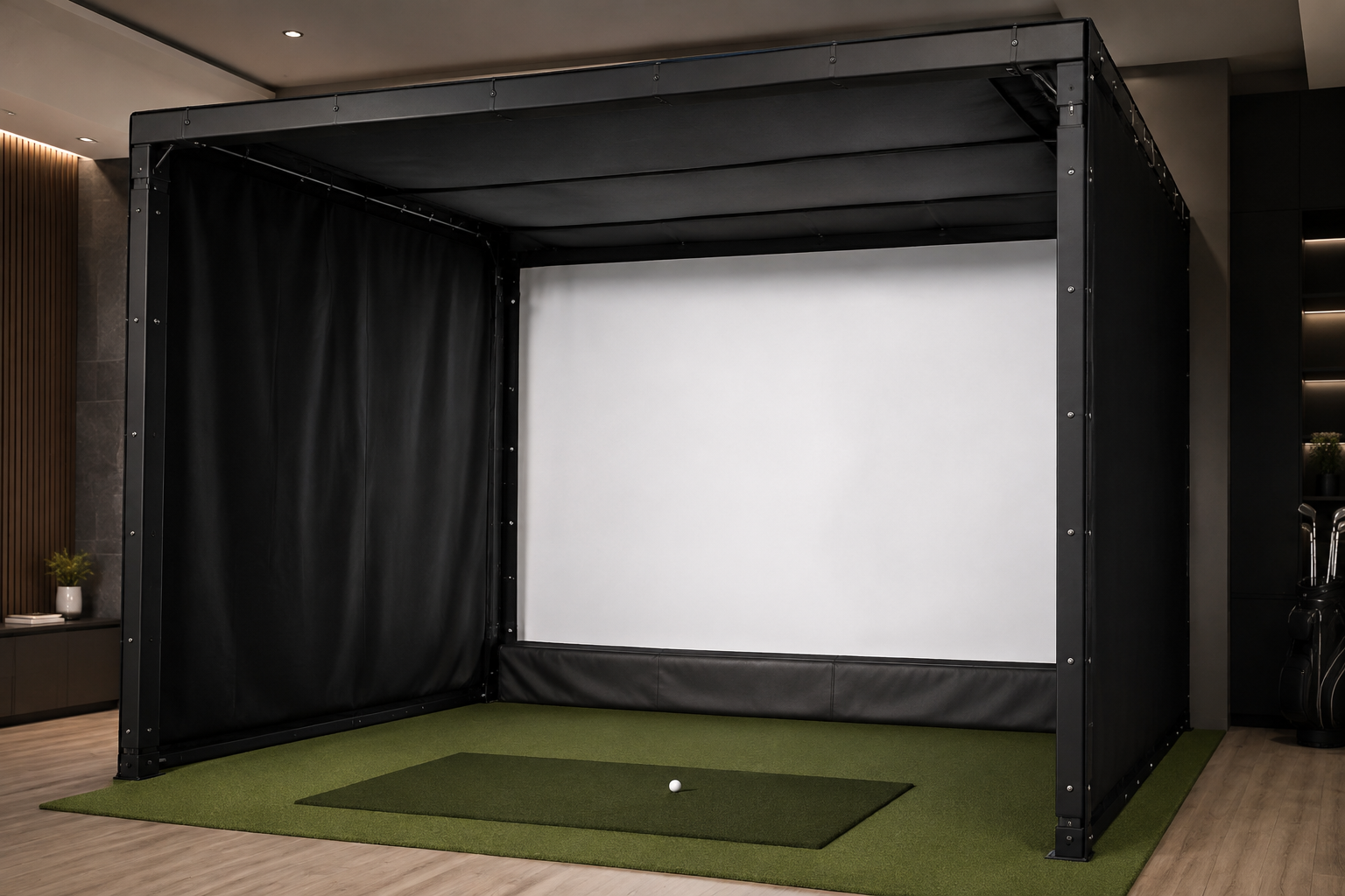 Commercial Golf Simulator Enclosure Kit