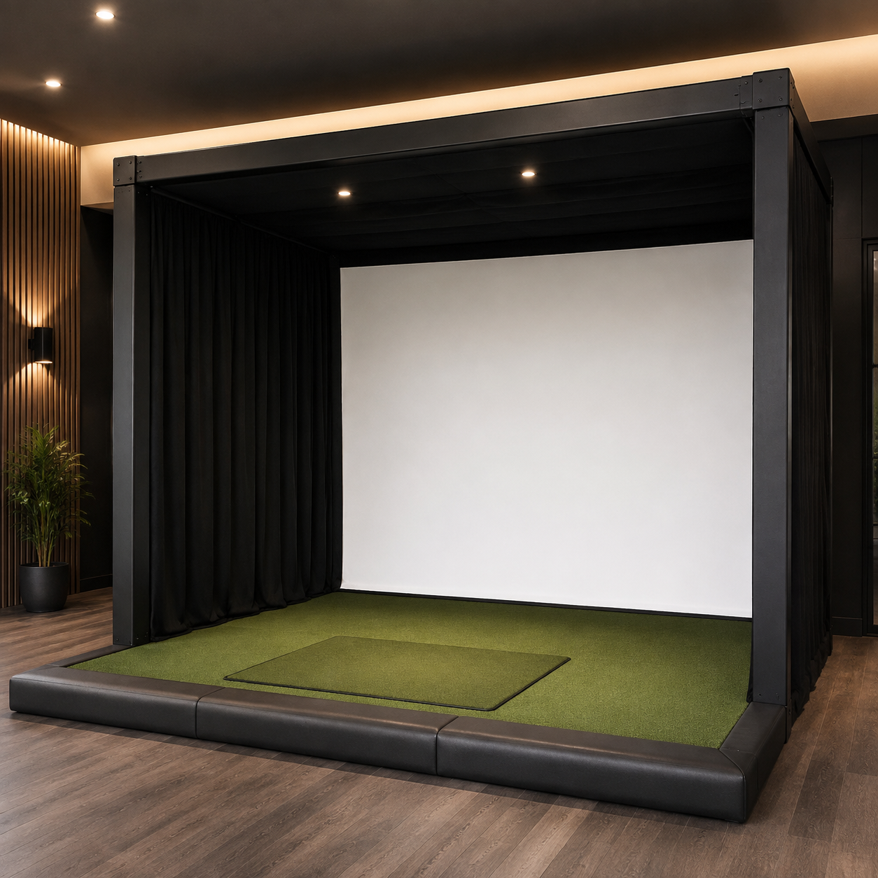 Full-Frame Golf Simulator Enclosure