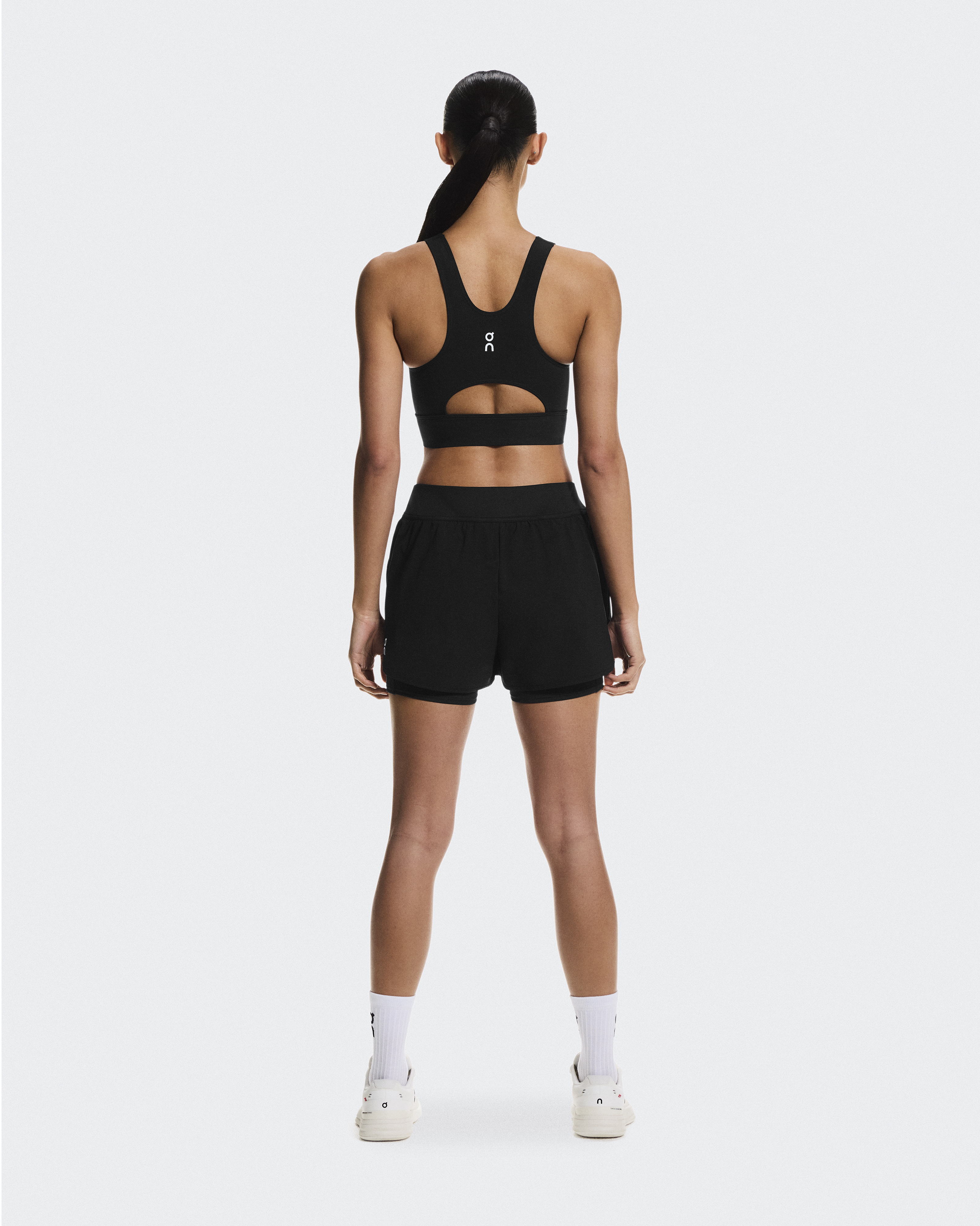 Court Crop Top - Black