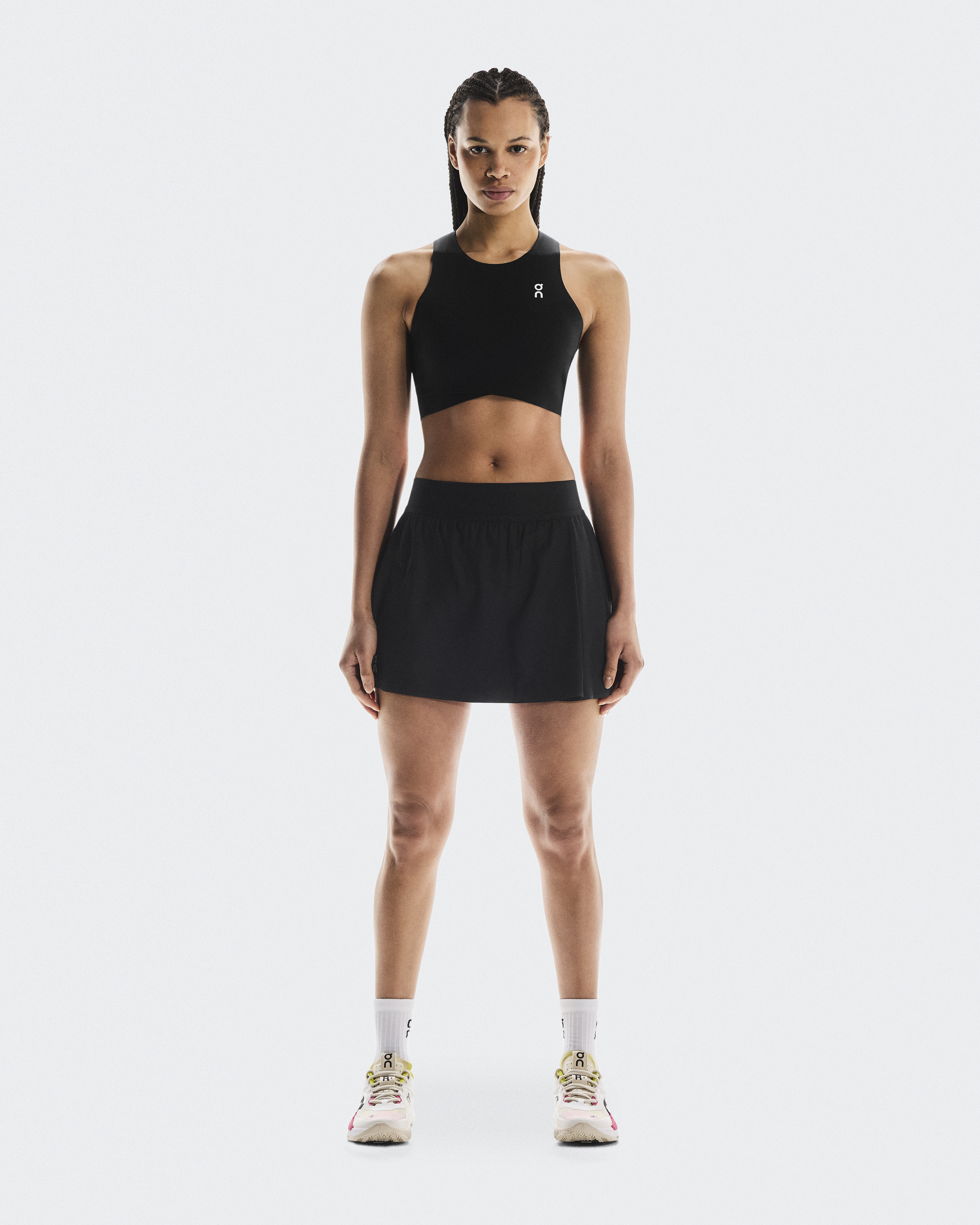 Court Skirt Pleated - Black
