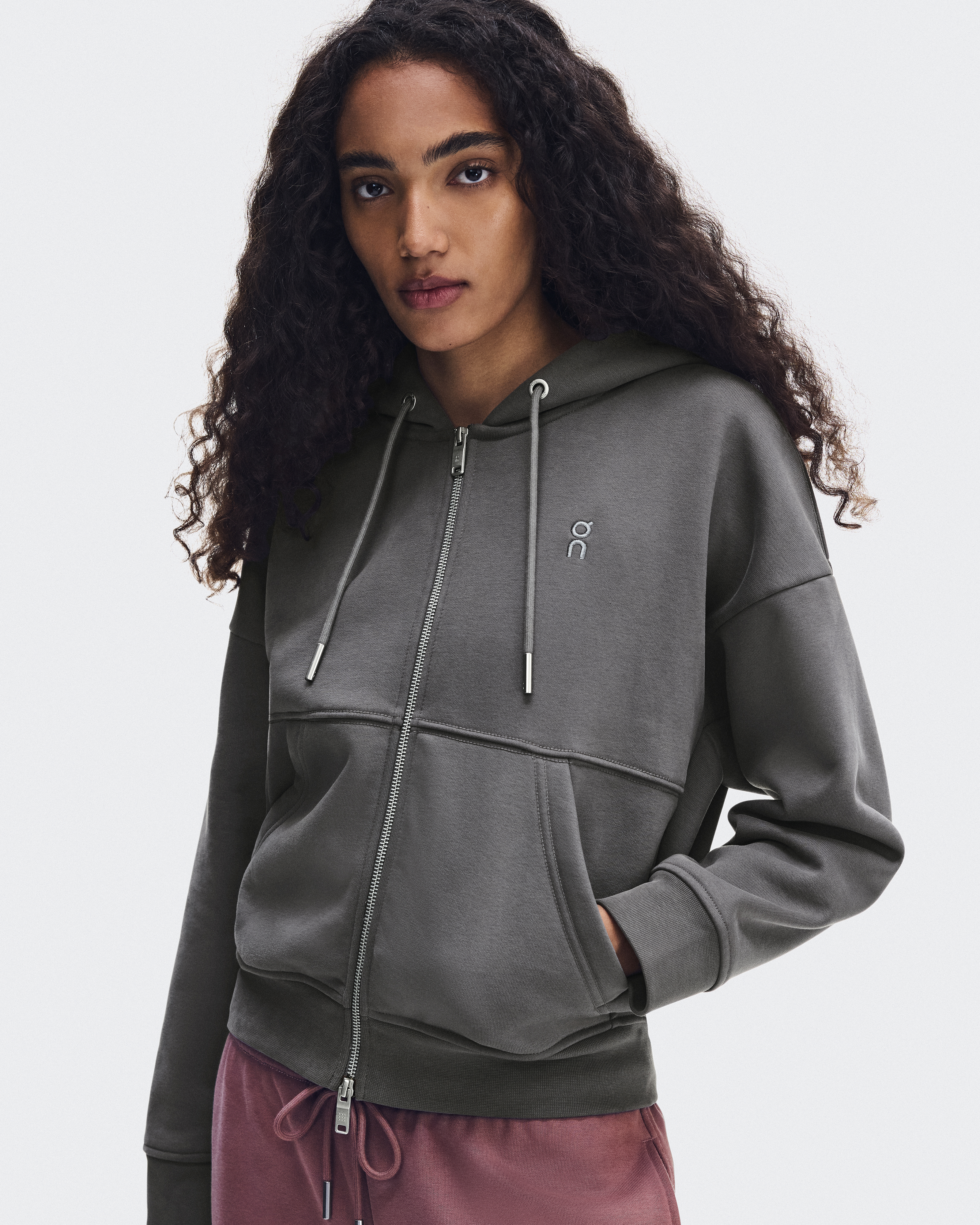 Club Collective Full Zip Hoodie - Ember