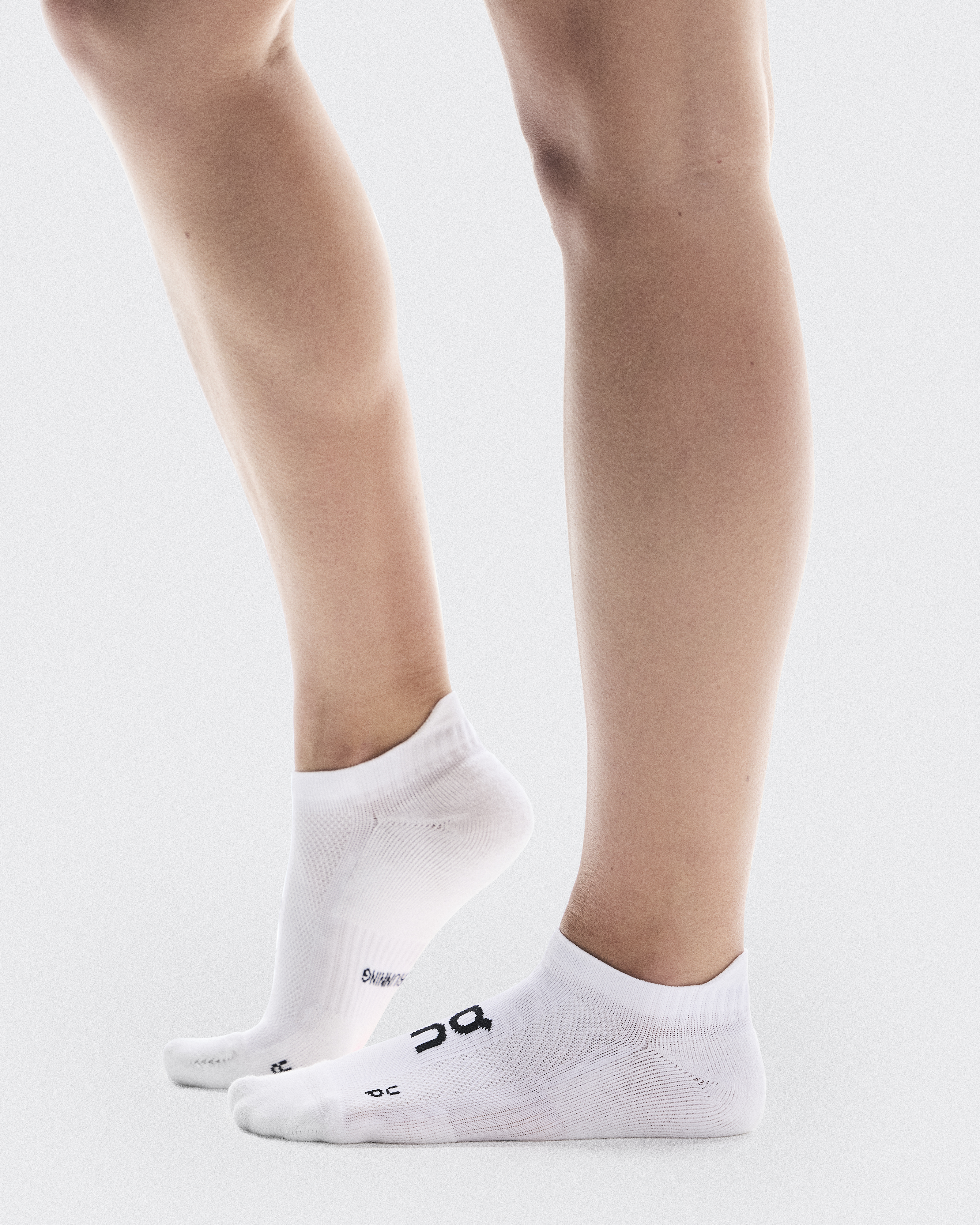 Core Run Sock Low 2P - White