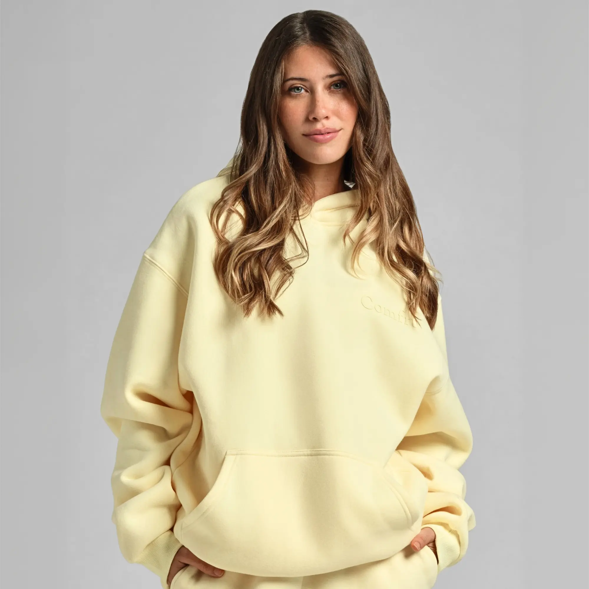 Oversized Minimalist Hoodie - Super Soft Cotton Blend