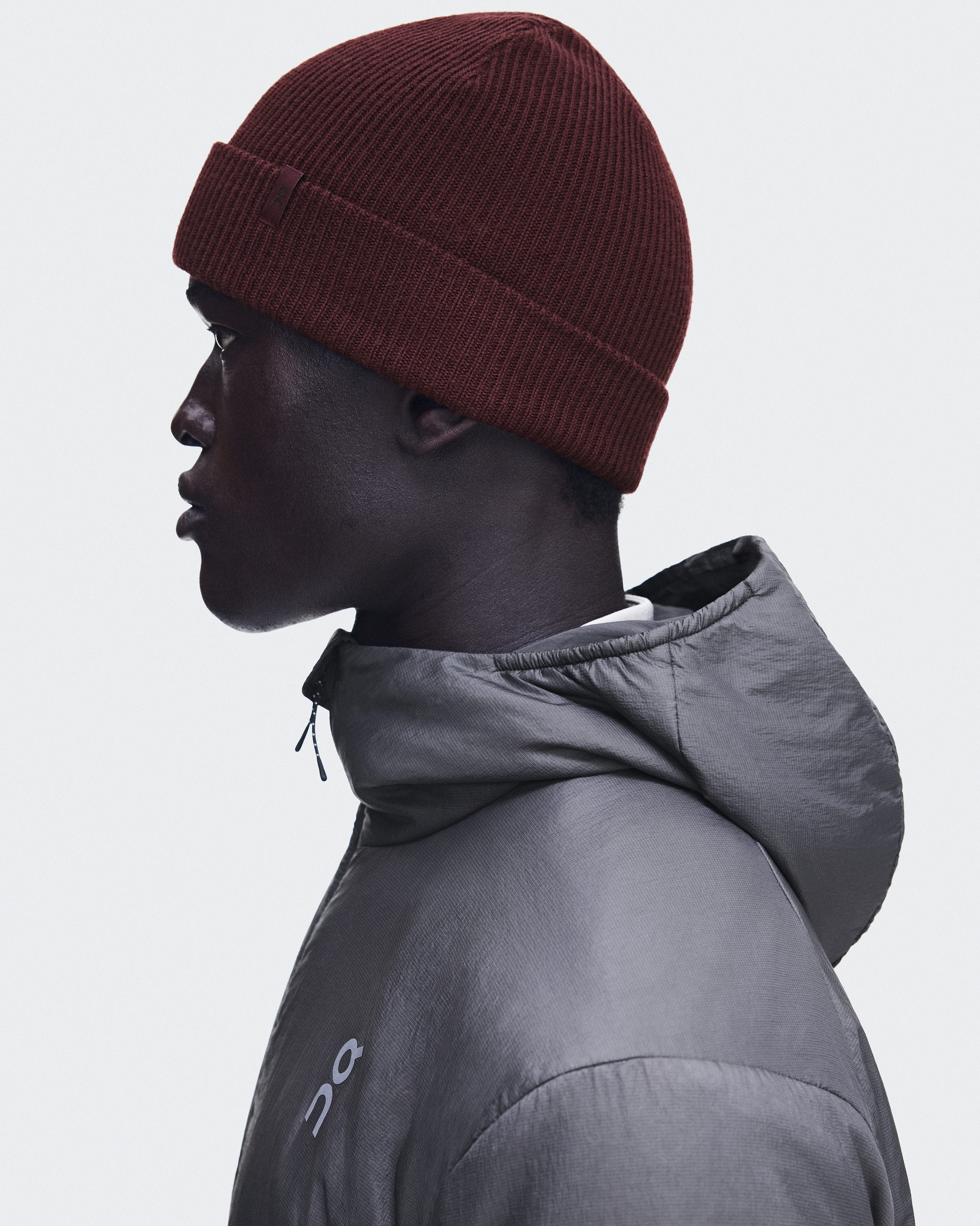 Merino Beanie - Maroon