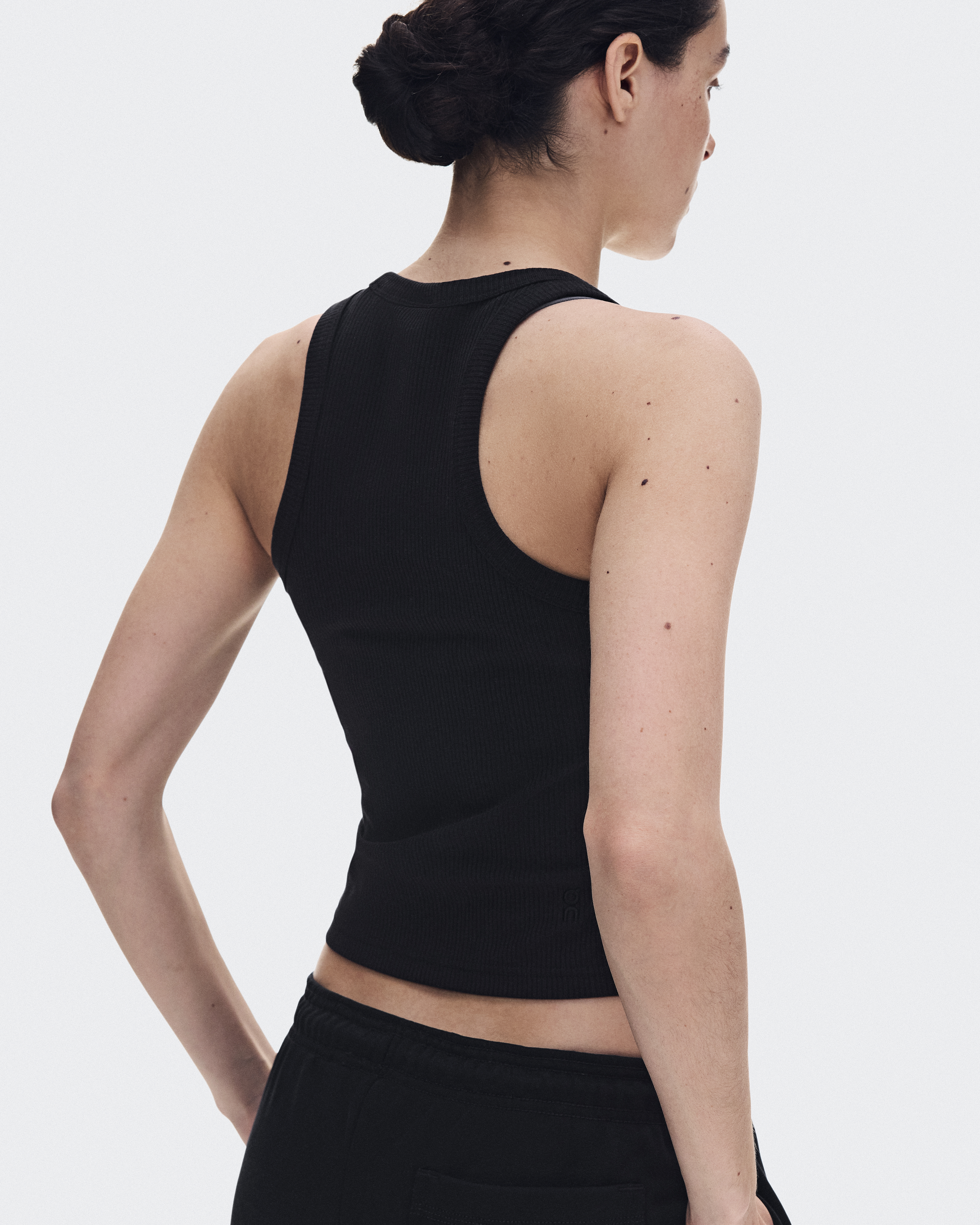All-Day Ribbed Tank - Black