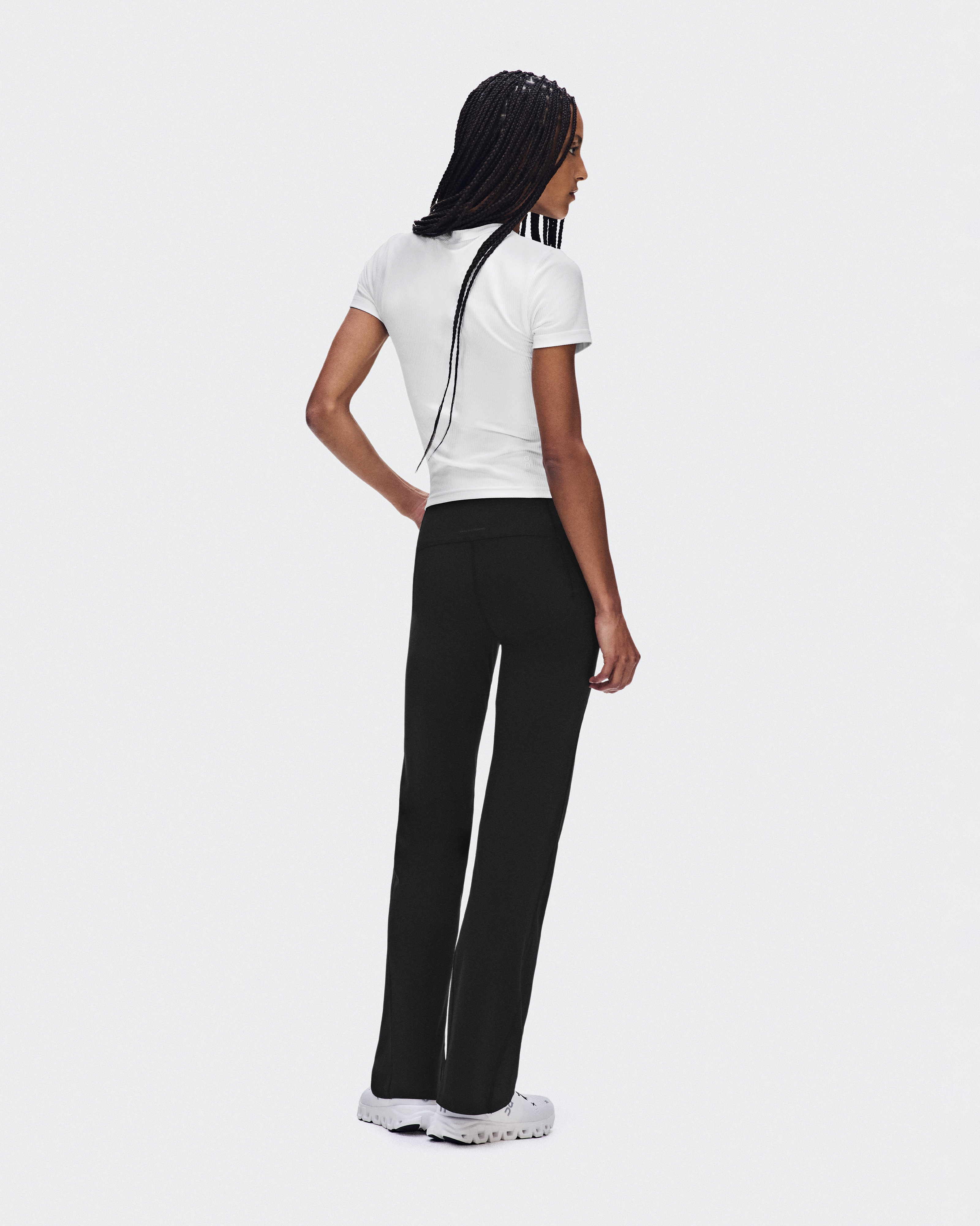 All-Day Ribbed T-Shirt - White