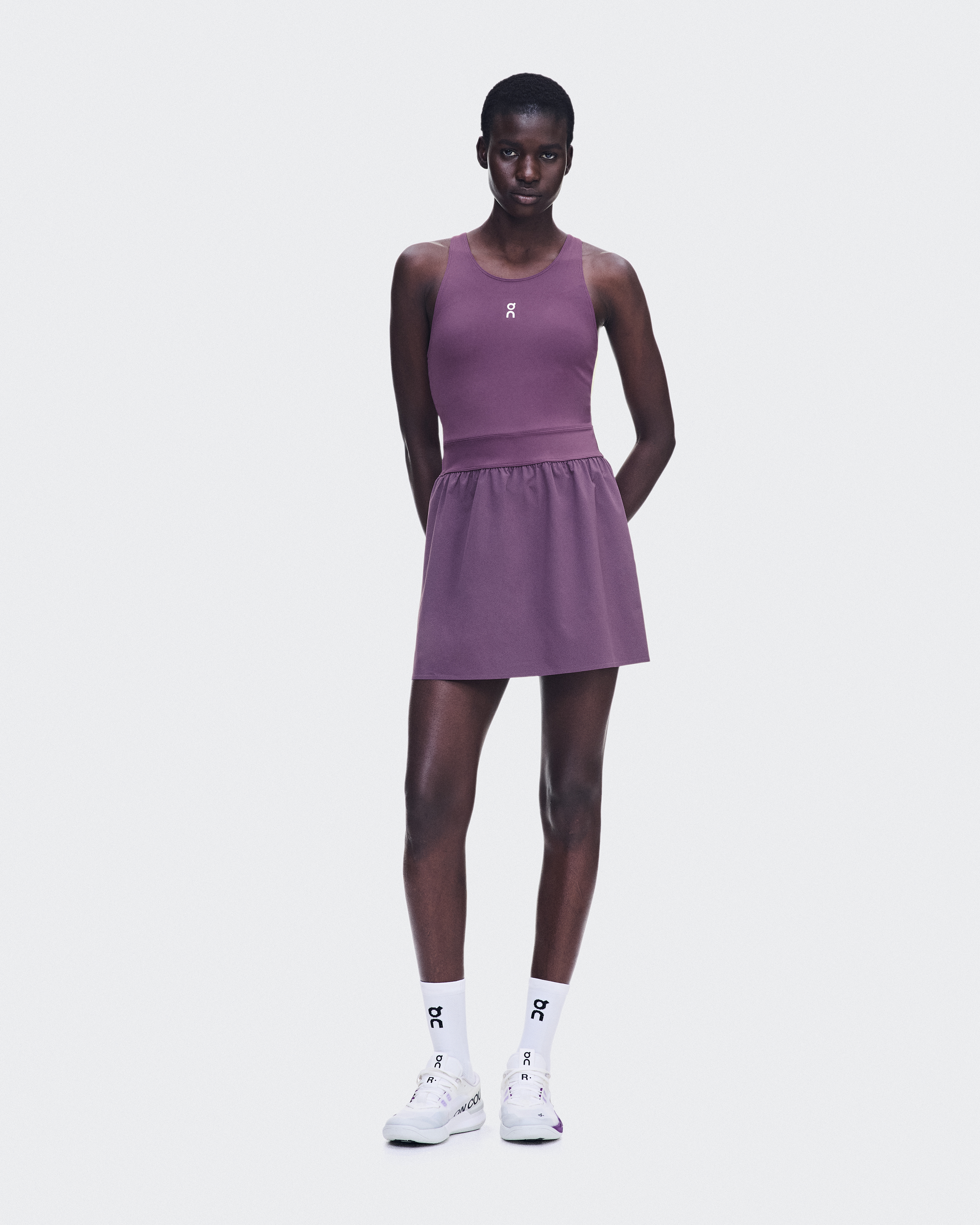 Court Dress Split - Cassis
