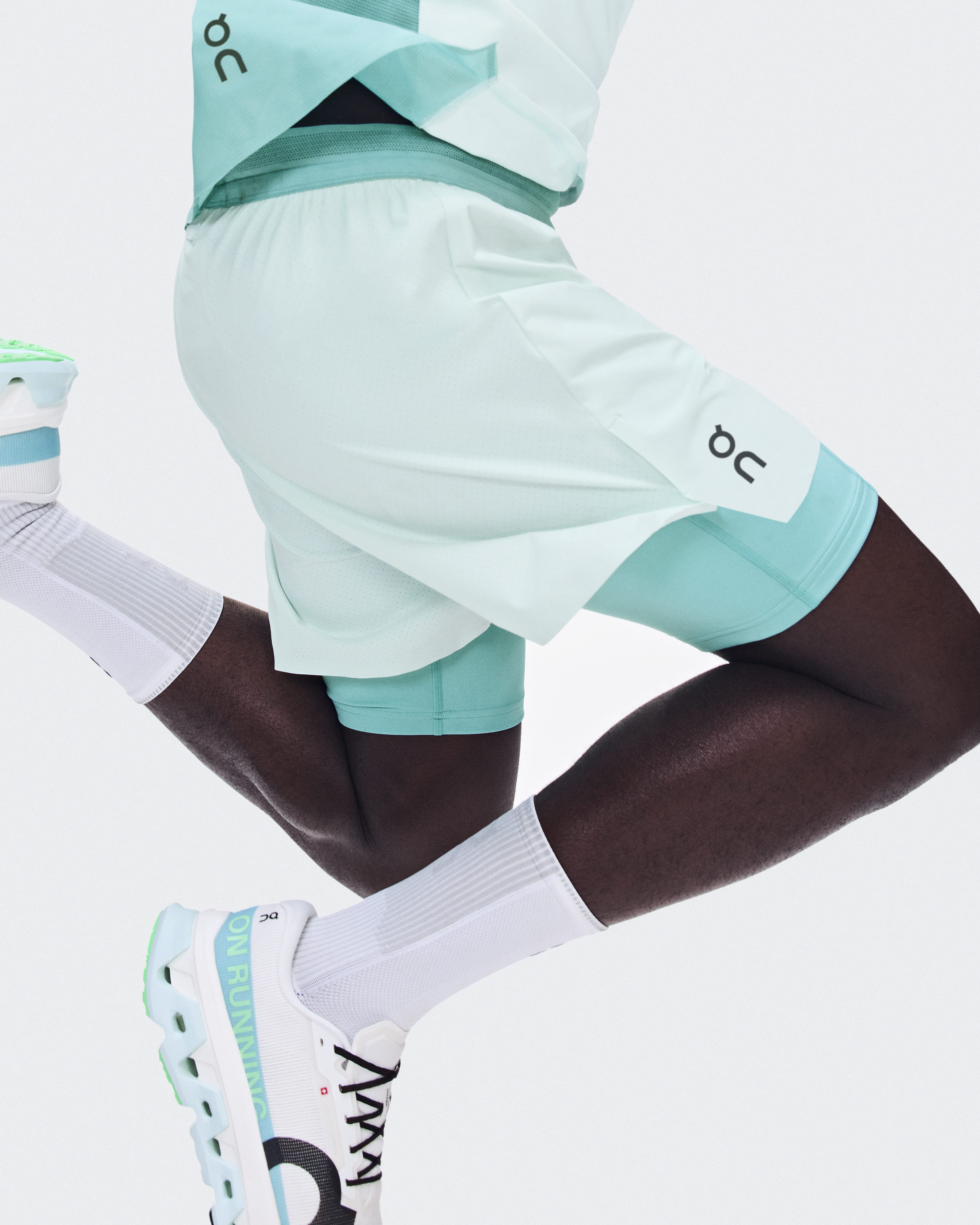5" Performance 2/1 Shorts - Flurry | Aquamarine