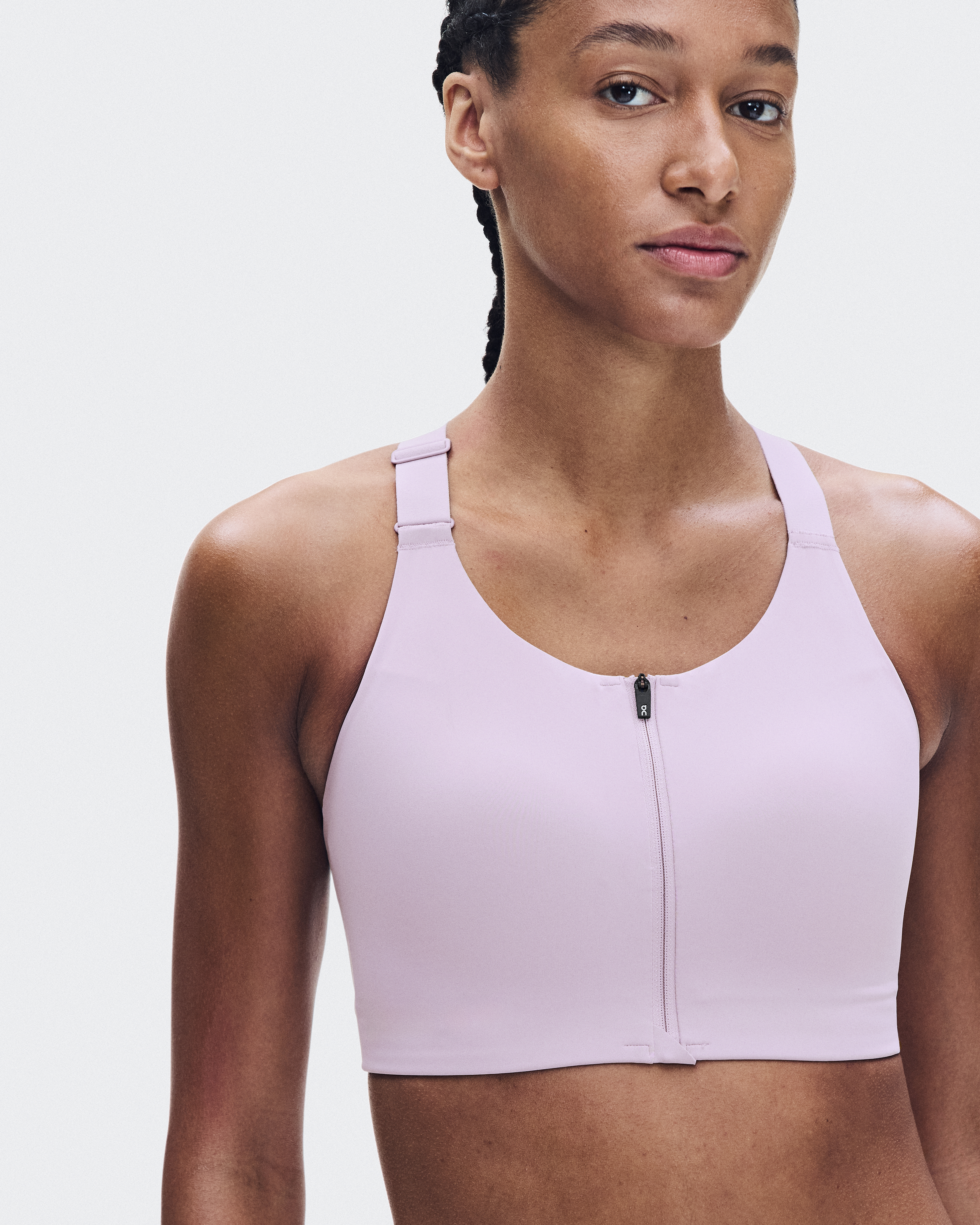 Endurance Bra Zip - Foxglove