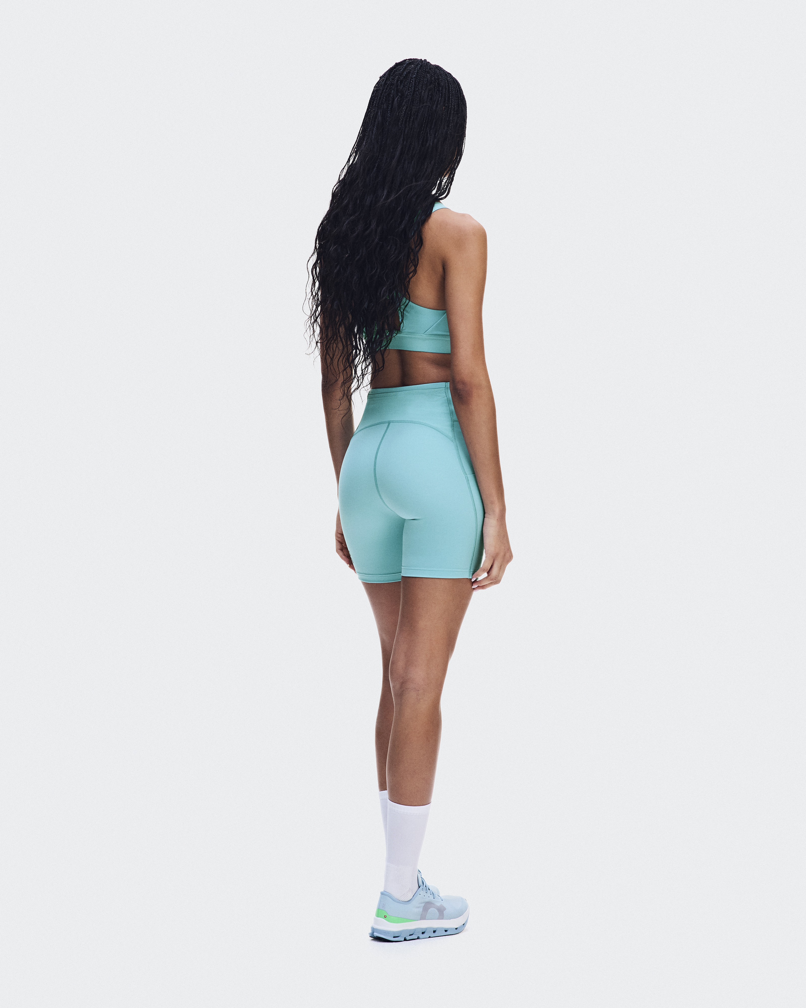 Performance Tights Short - Aquamarine