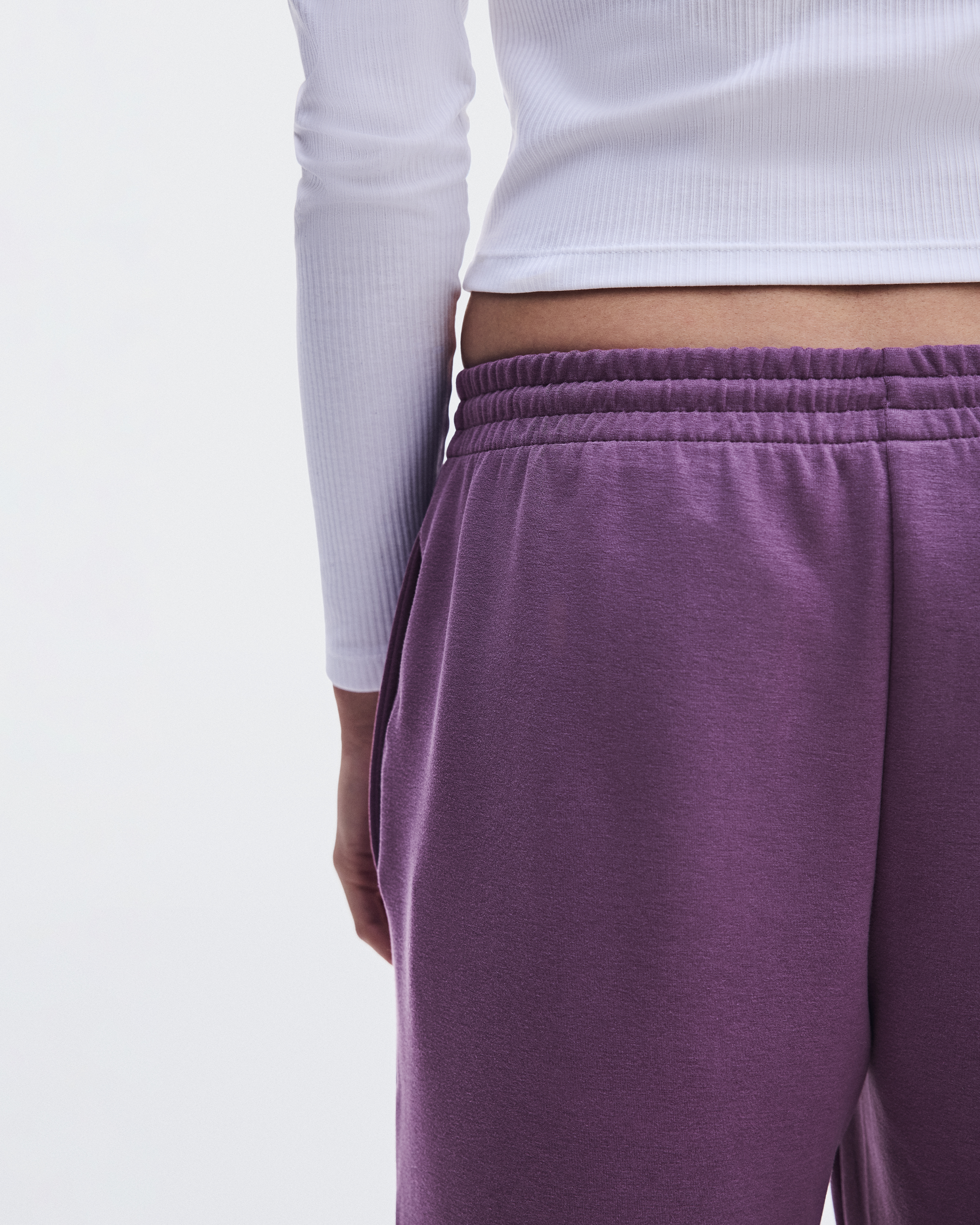 Studio Pants Wide - Cassis