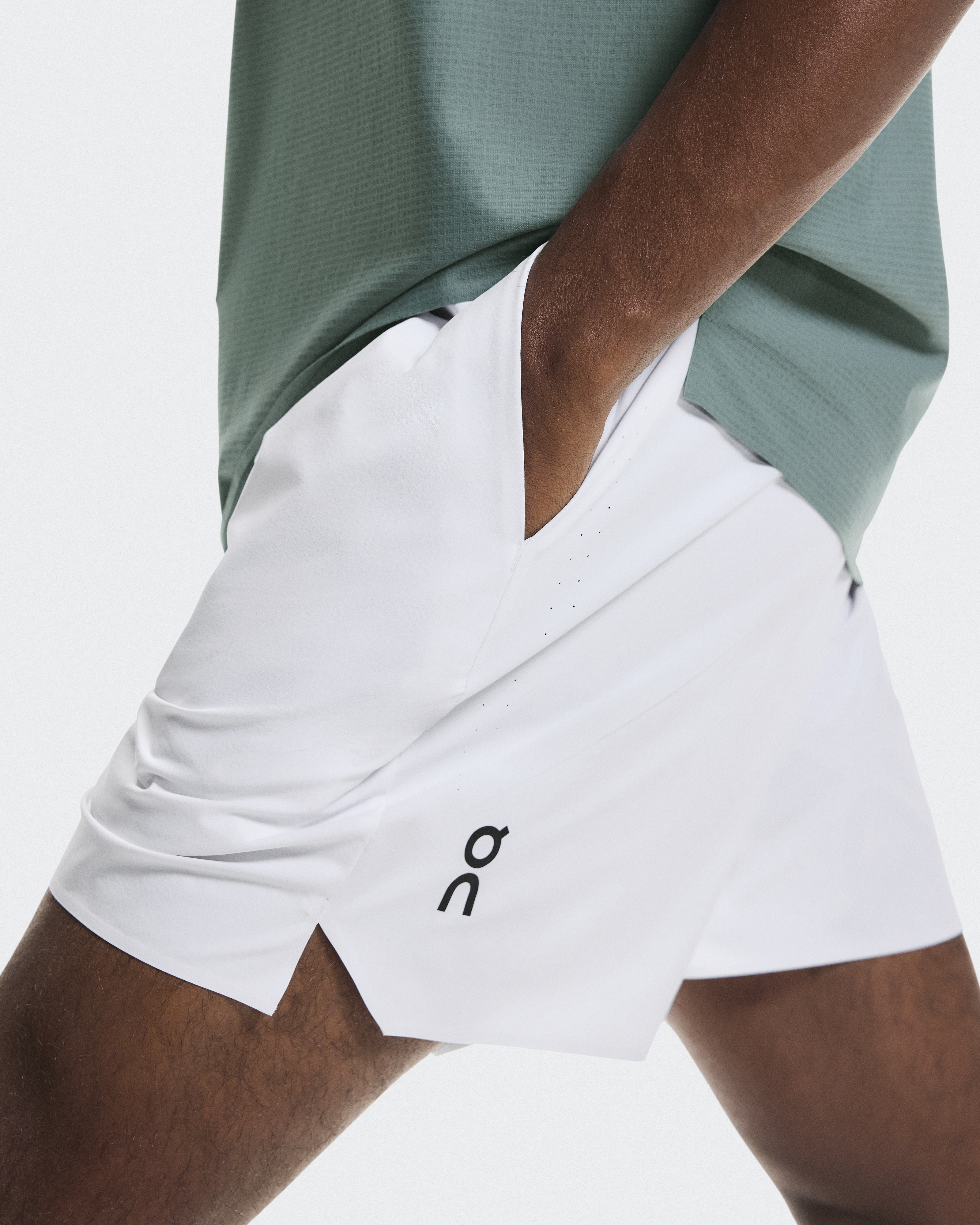 5" Court Shorts - White