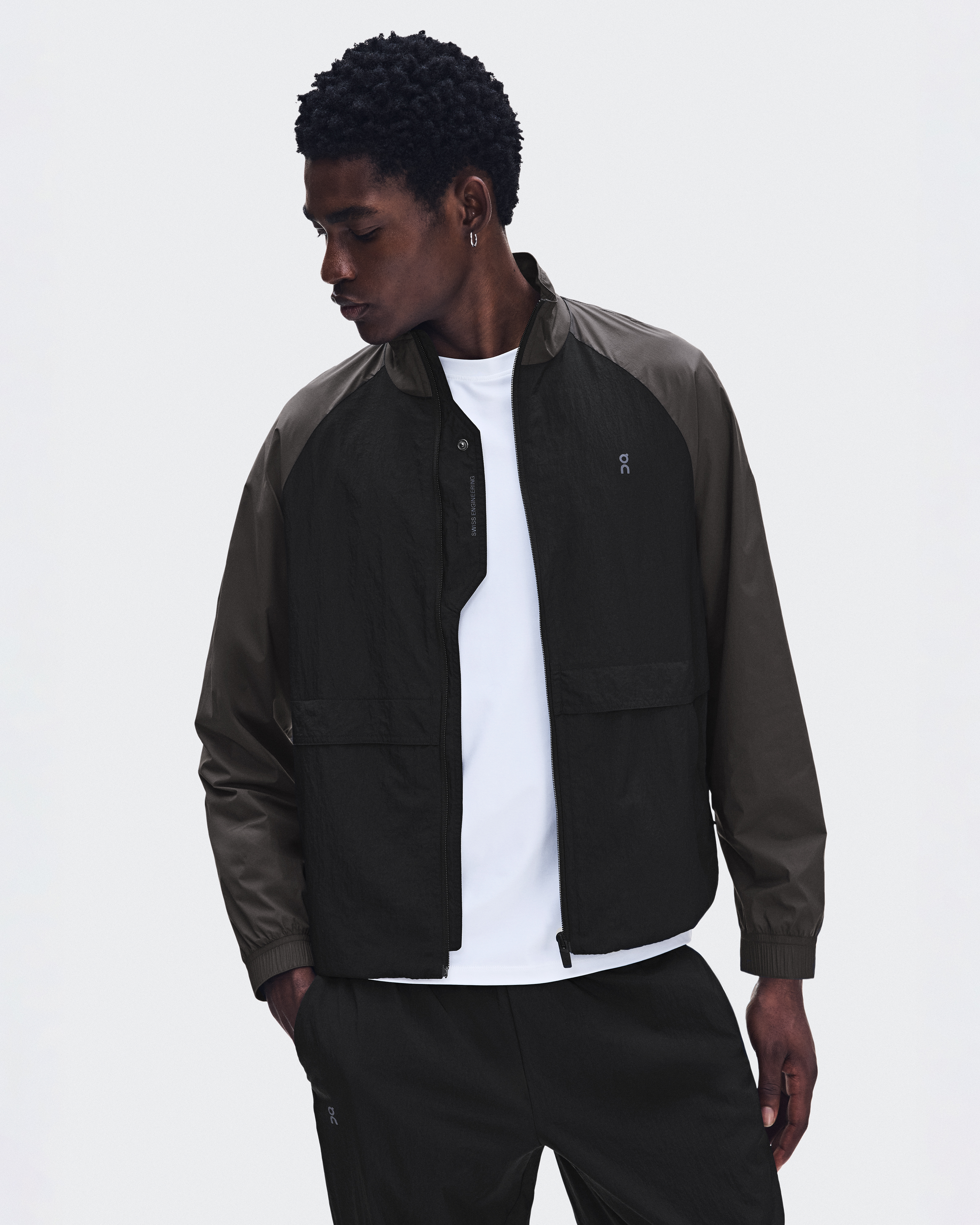 All-Day Track Jacket - Black | Espresso