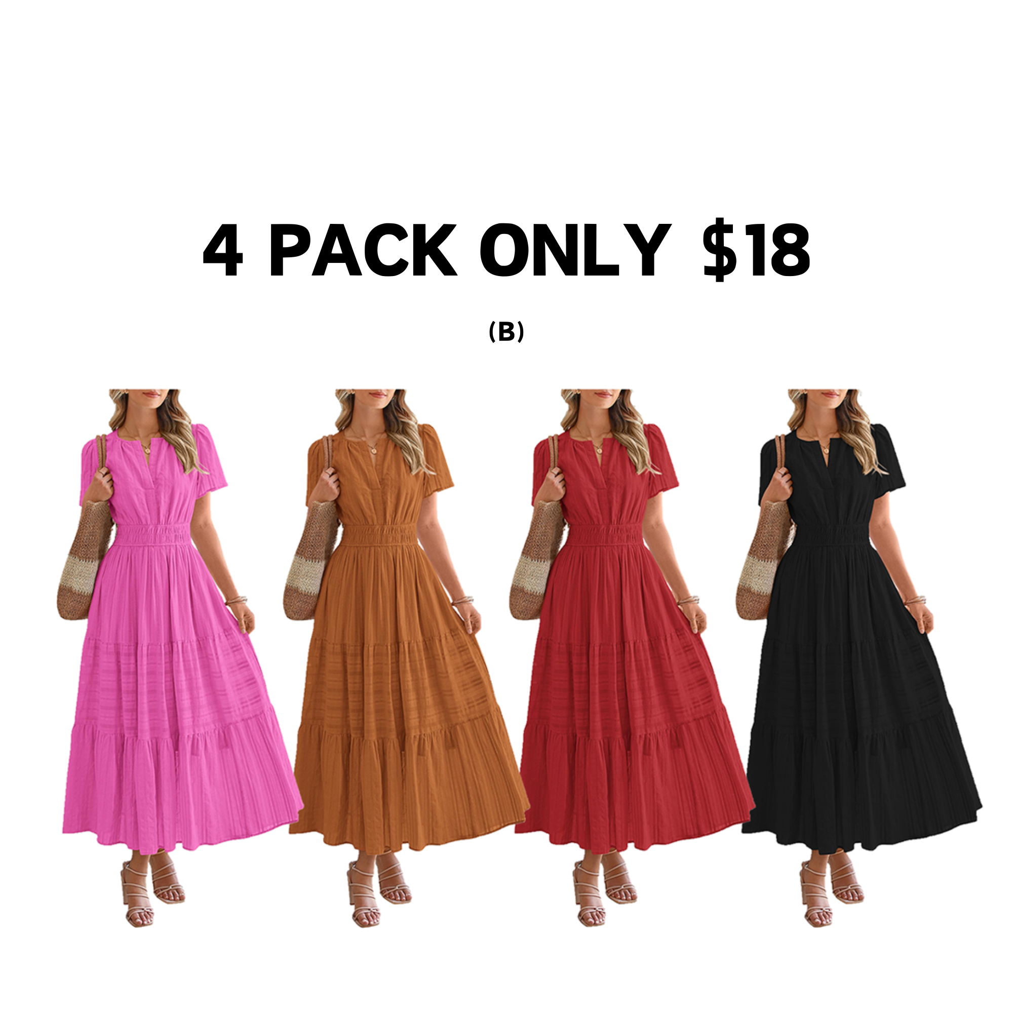 🔥Women's Casual  Maxi Dresses Lightweight