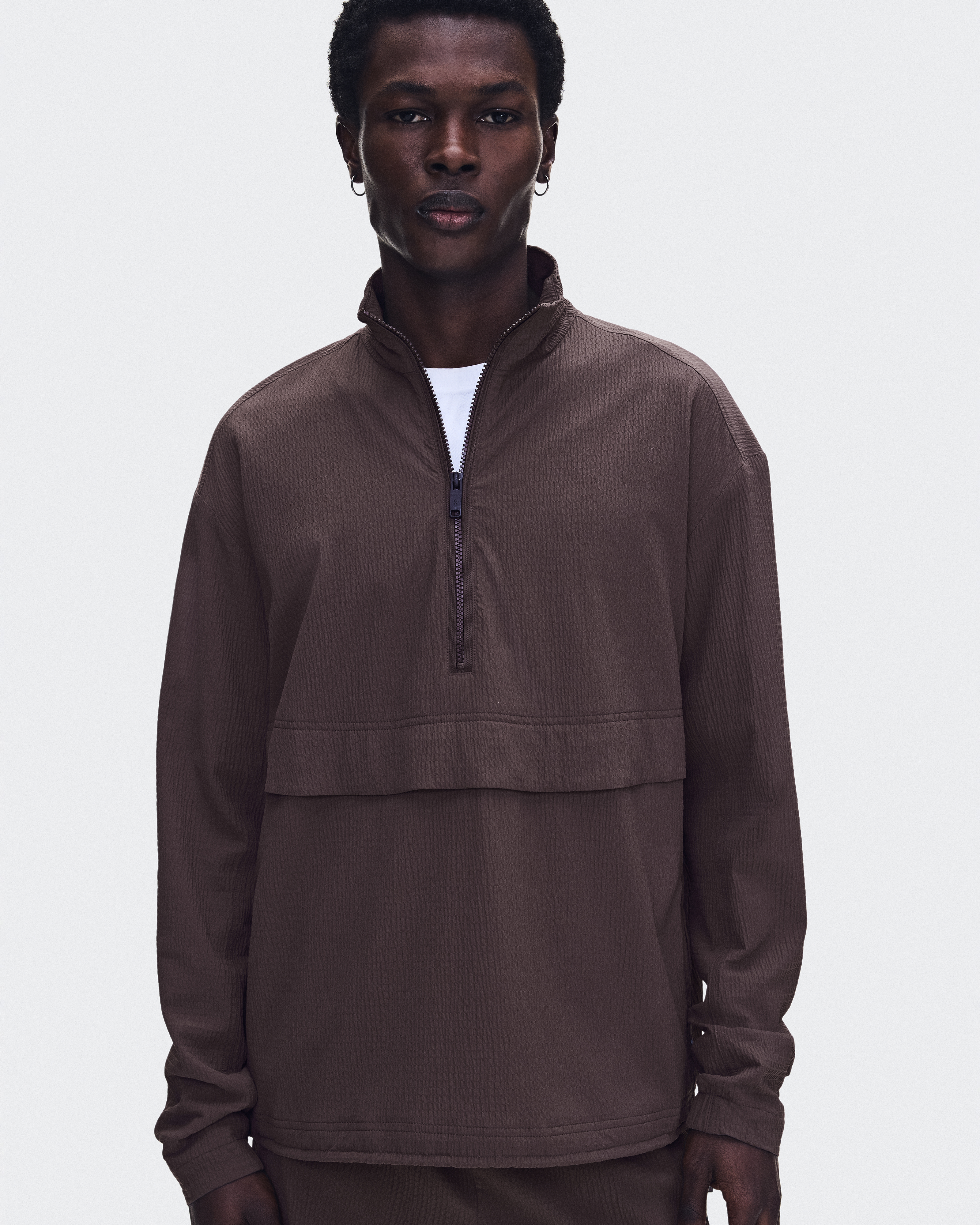 Courtside 1/2 Zip Eaze - Mulberry